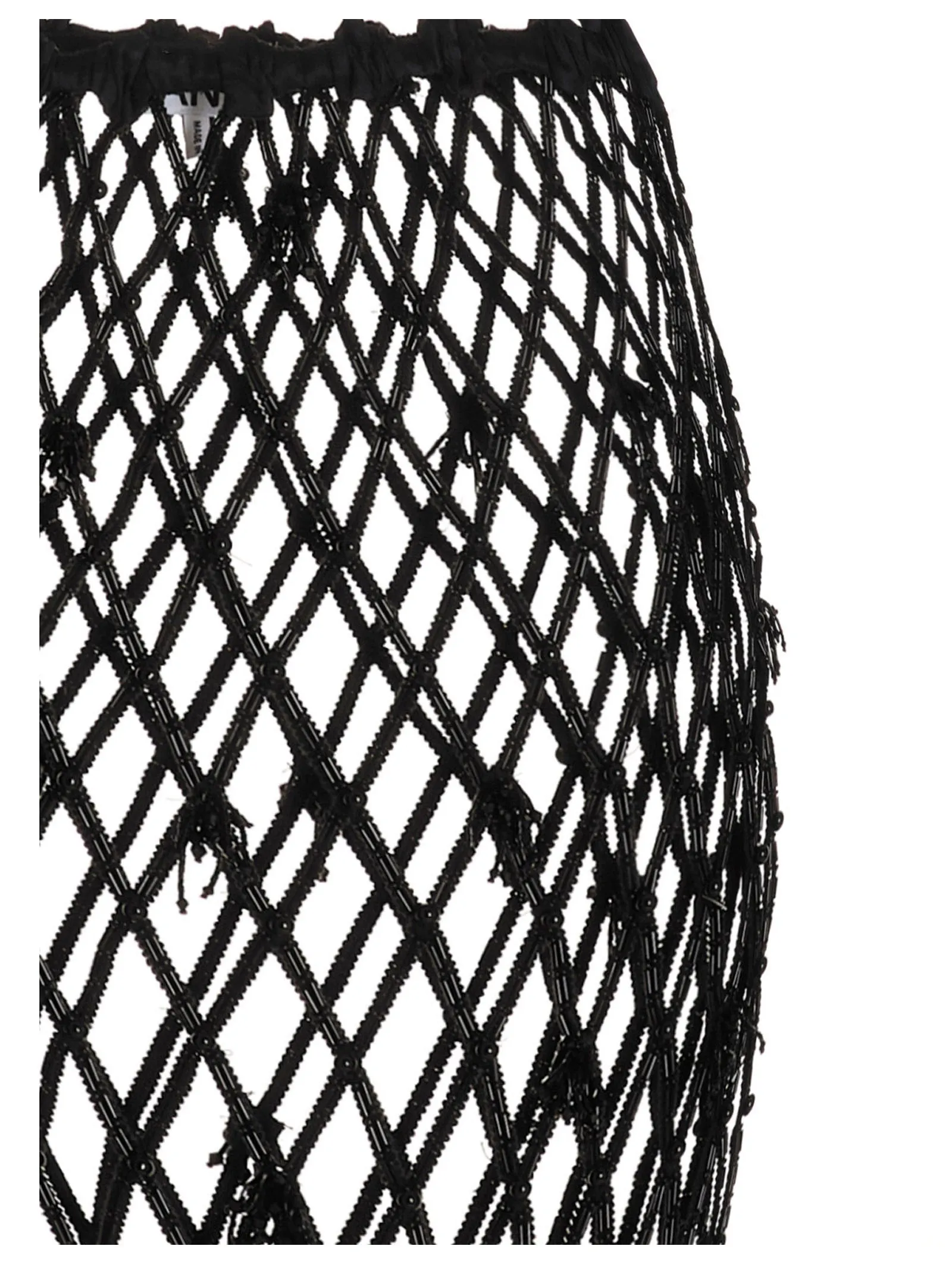Ganni Beaded Netting Skirt