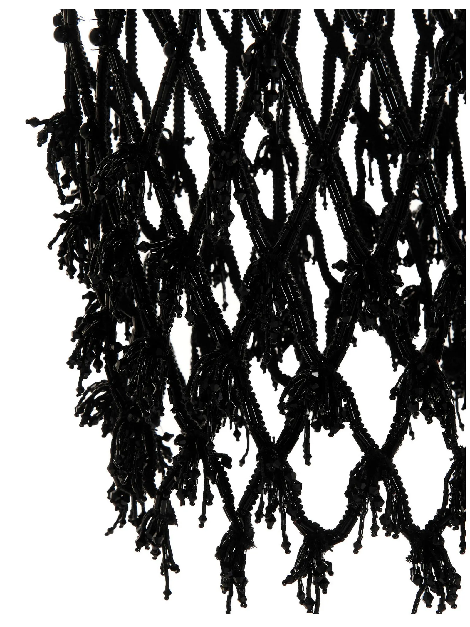 Ganni Beaded Netting Skirt