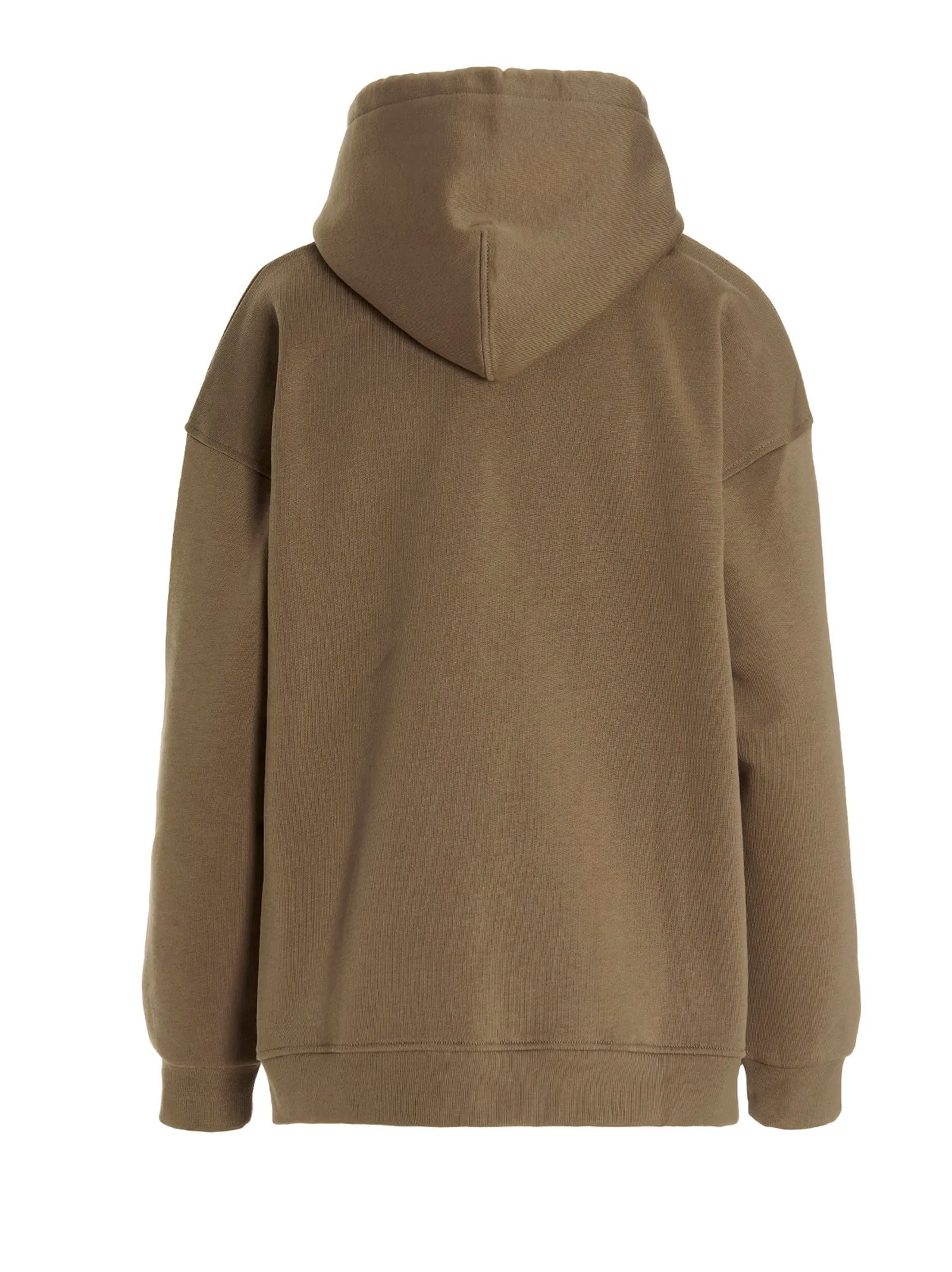 Ganni Logo Embroidered Drawstring Hoodie