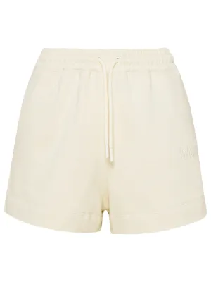Ganni Logo Embroidered Drawstring Shorts
