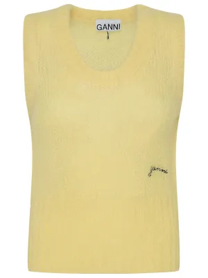 Ganni Sleeveless Knit Top