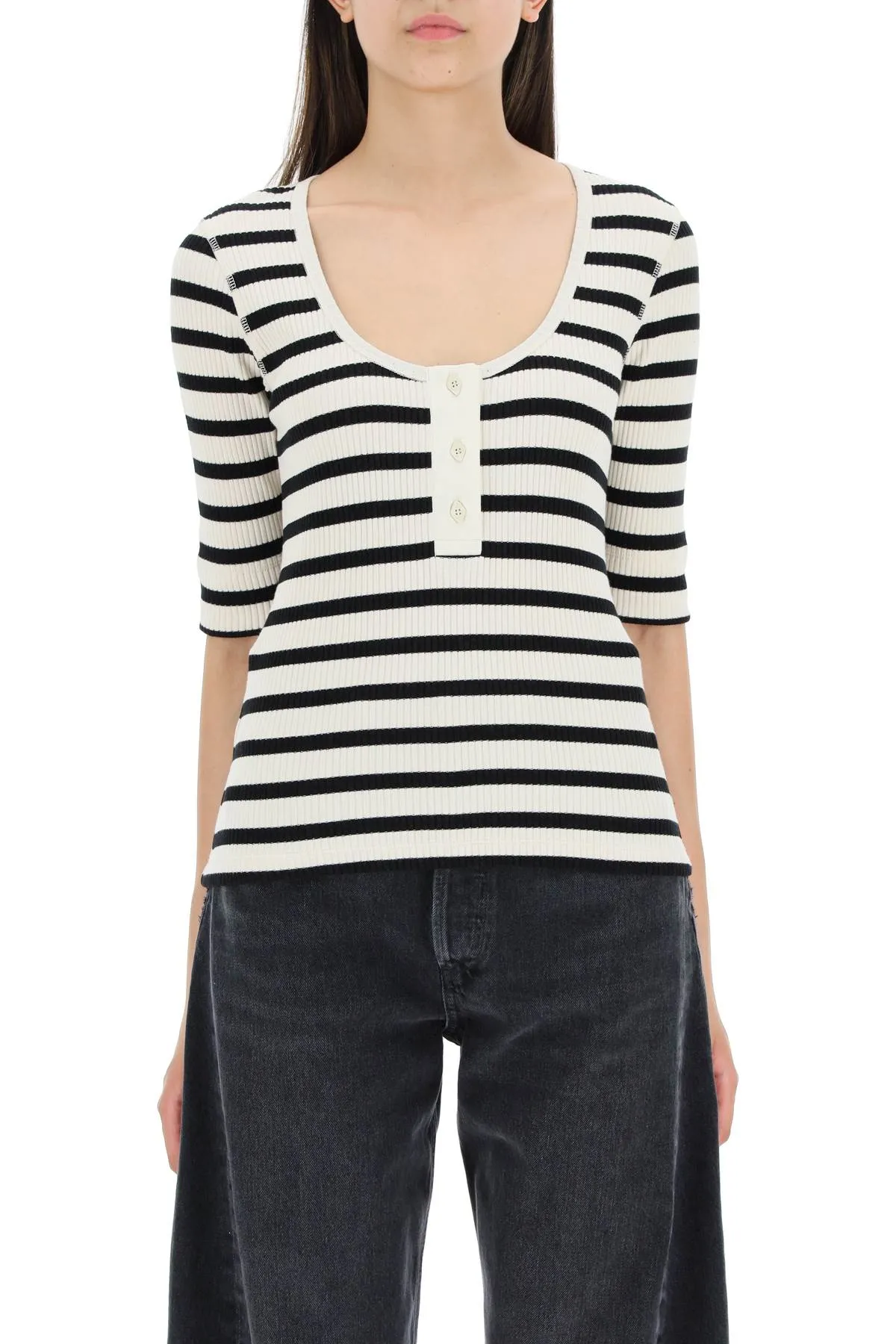 Ganni Striped Top