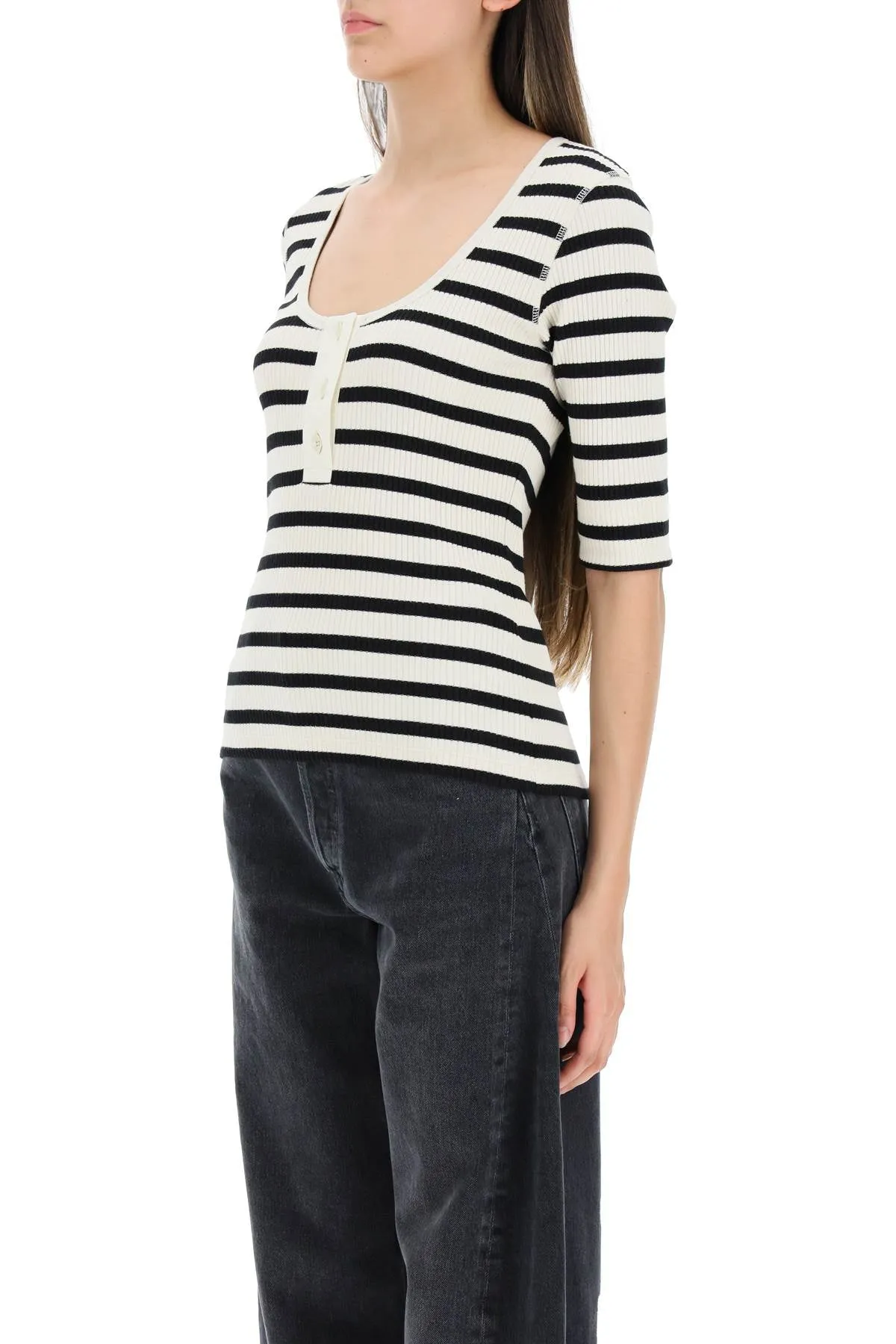 Ganni Striped Top
