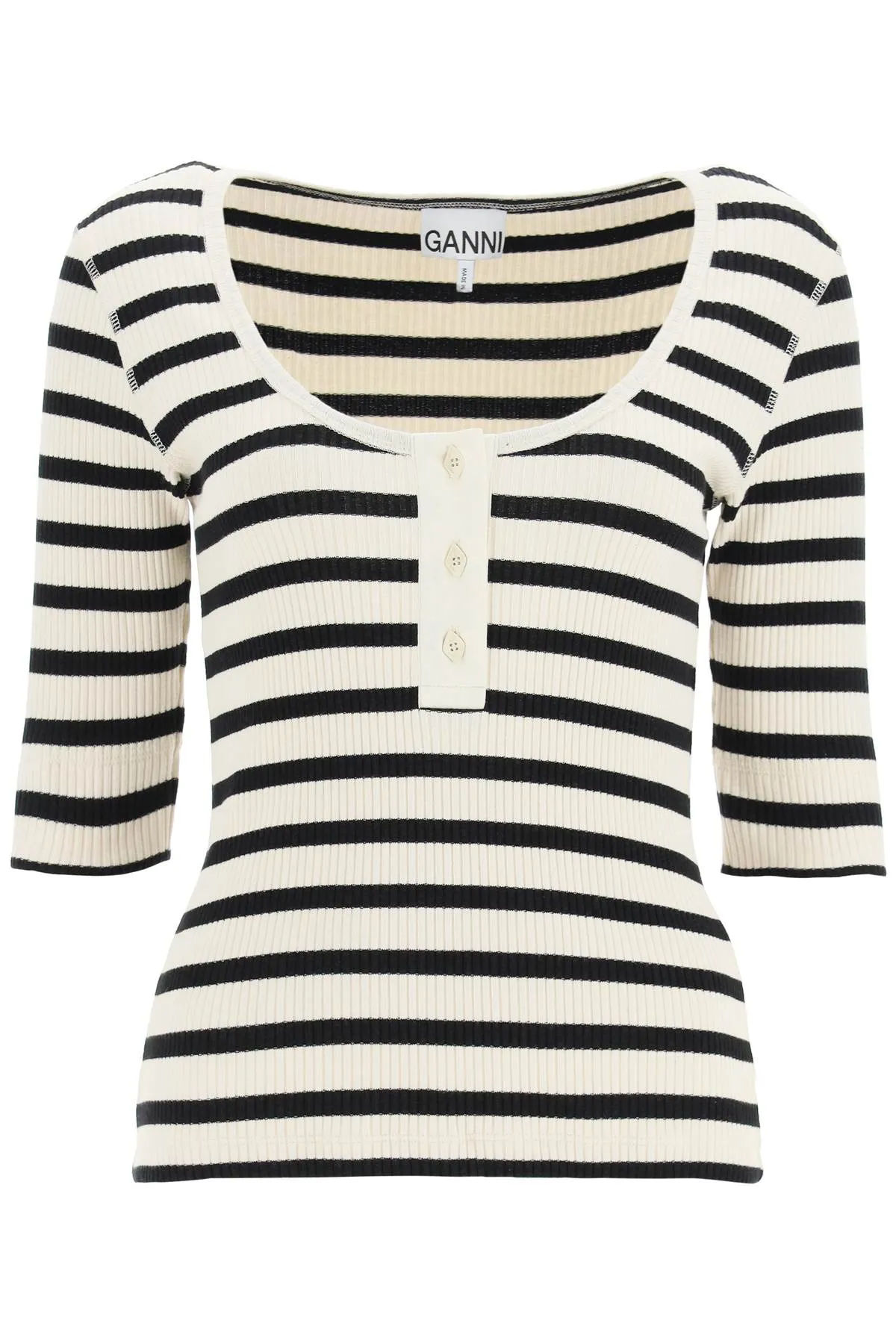 Ganni Striped Top
