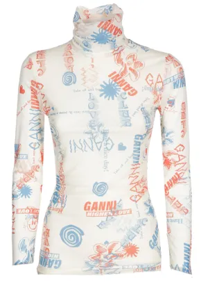 Ganni Turtleneck Top