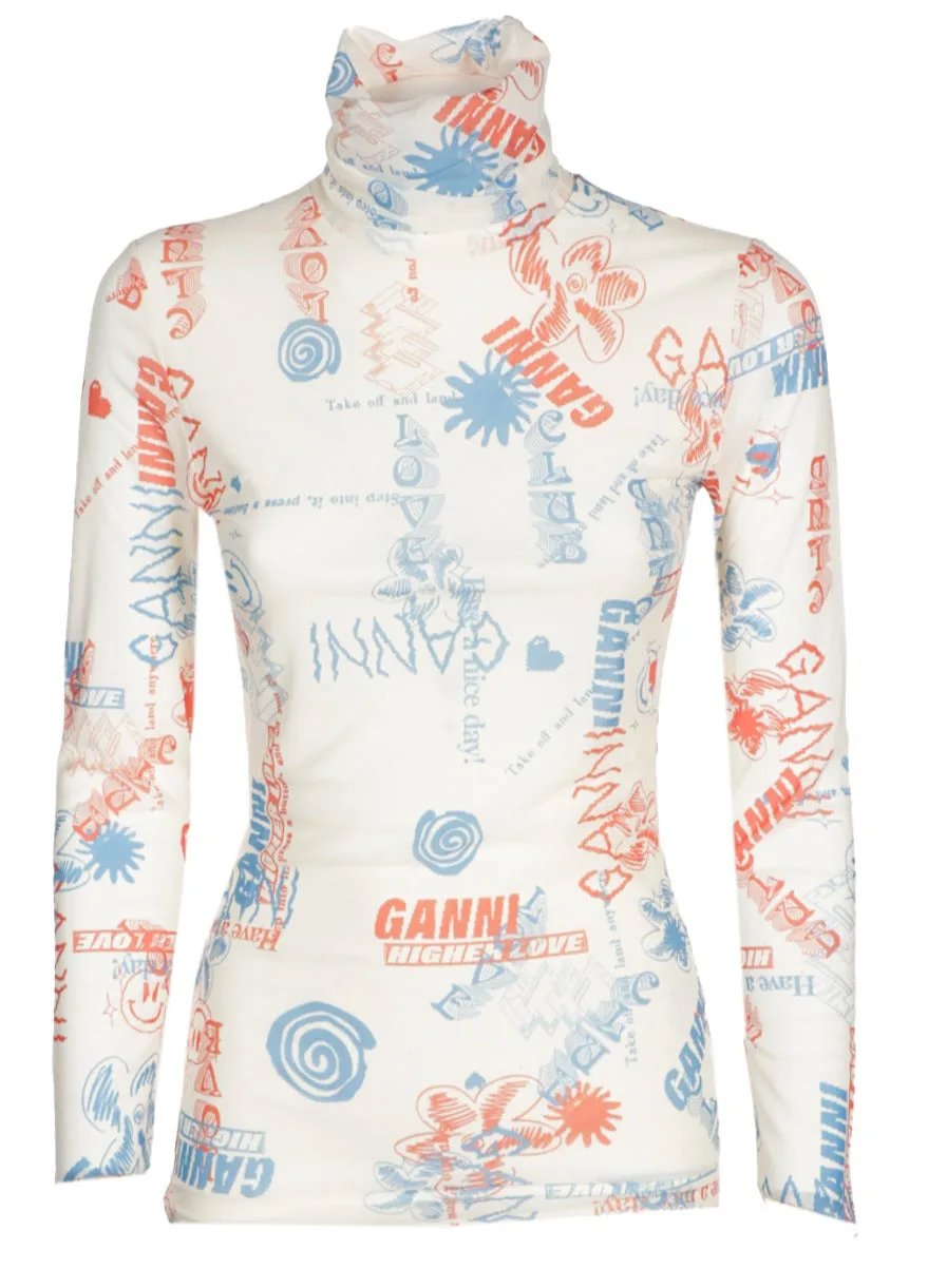 Ganni Turtleneck Top