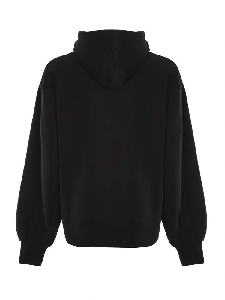 GCDS Logo Patch Drawstring Hoodie