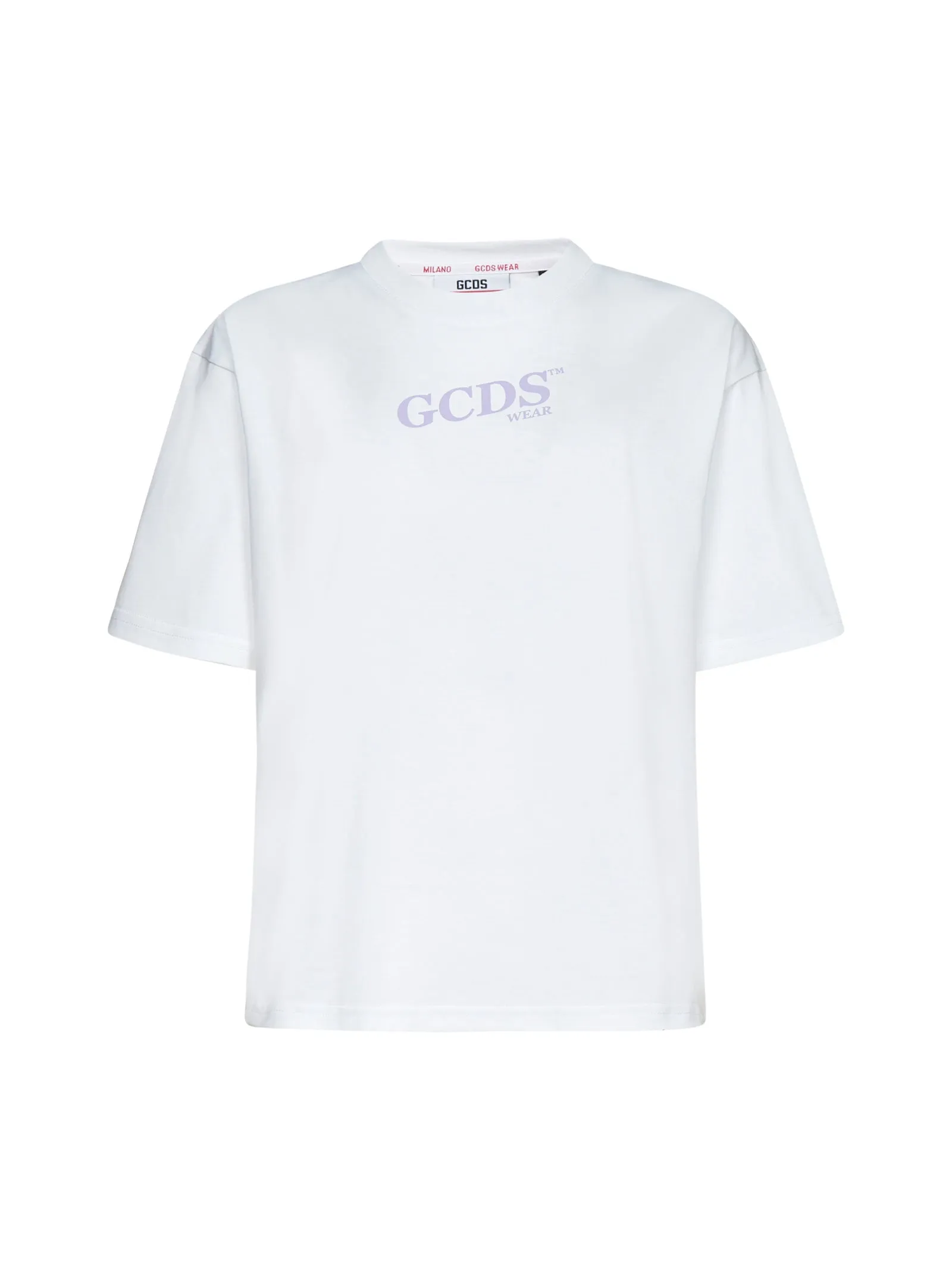 GCDS Logo Printed Crewneck T-Shirt