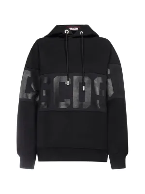 GCDS Logo Printed Drawstring Hoodie