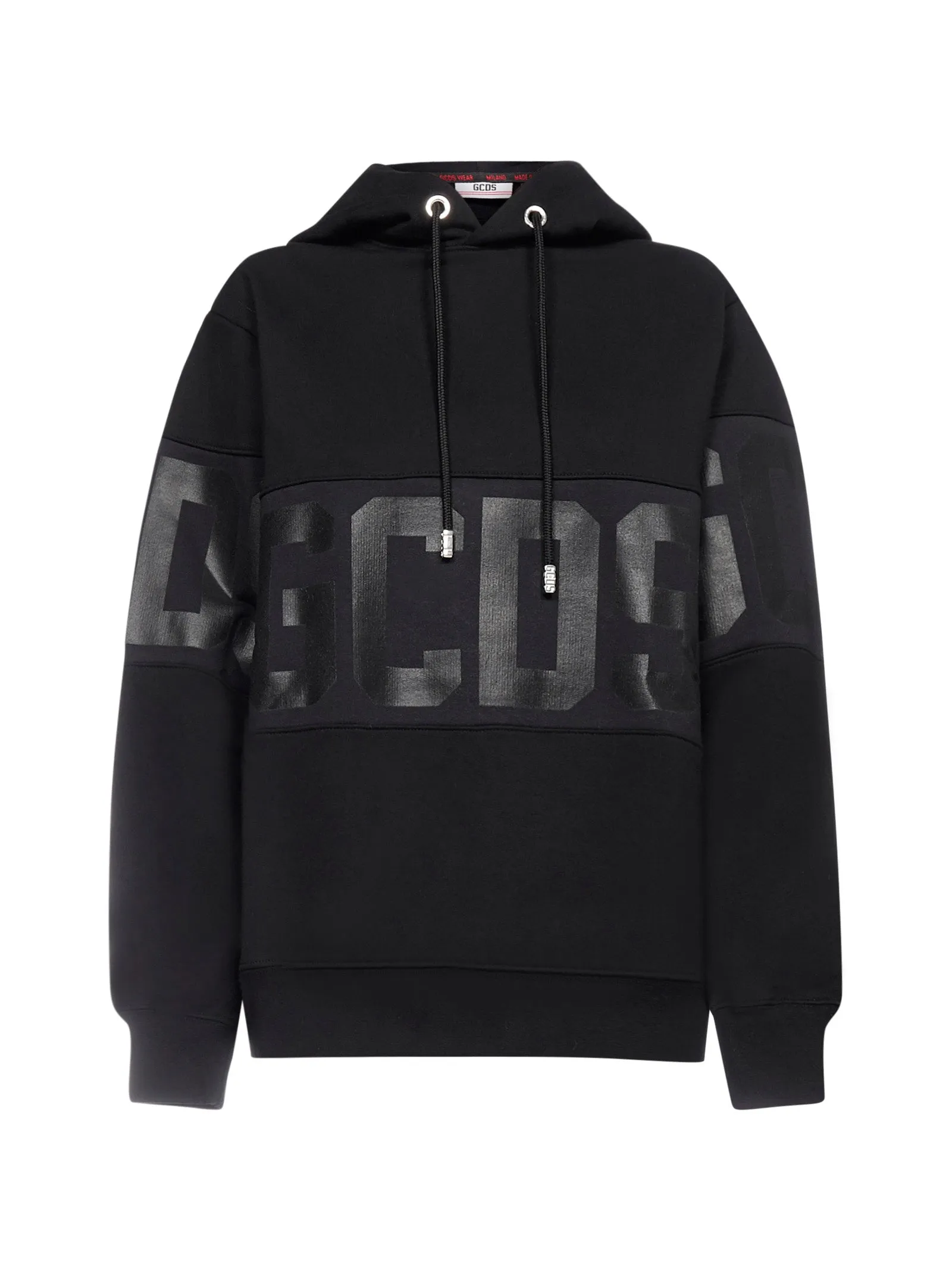 GCDS Logo Printed Drawstring Hoodie