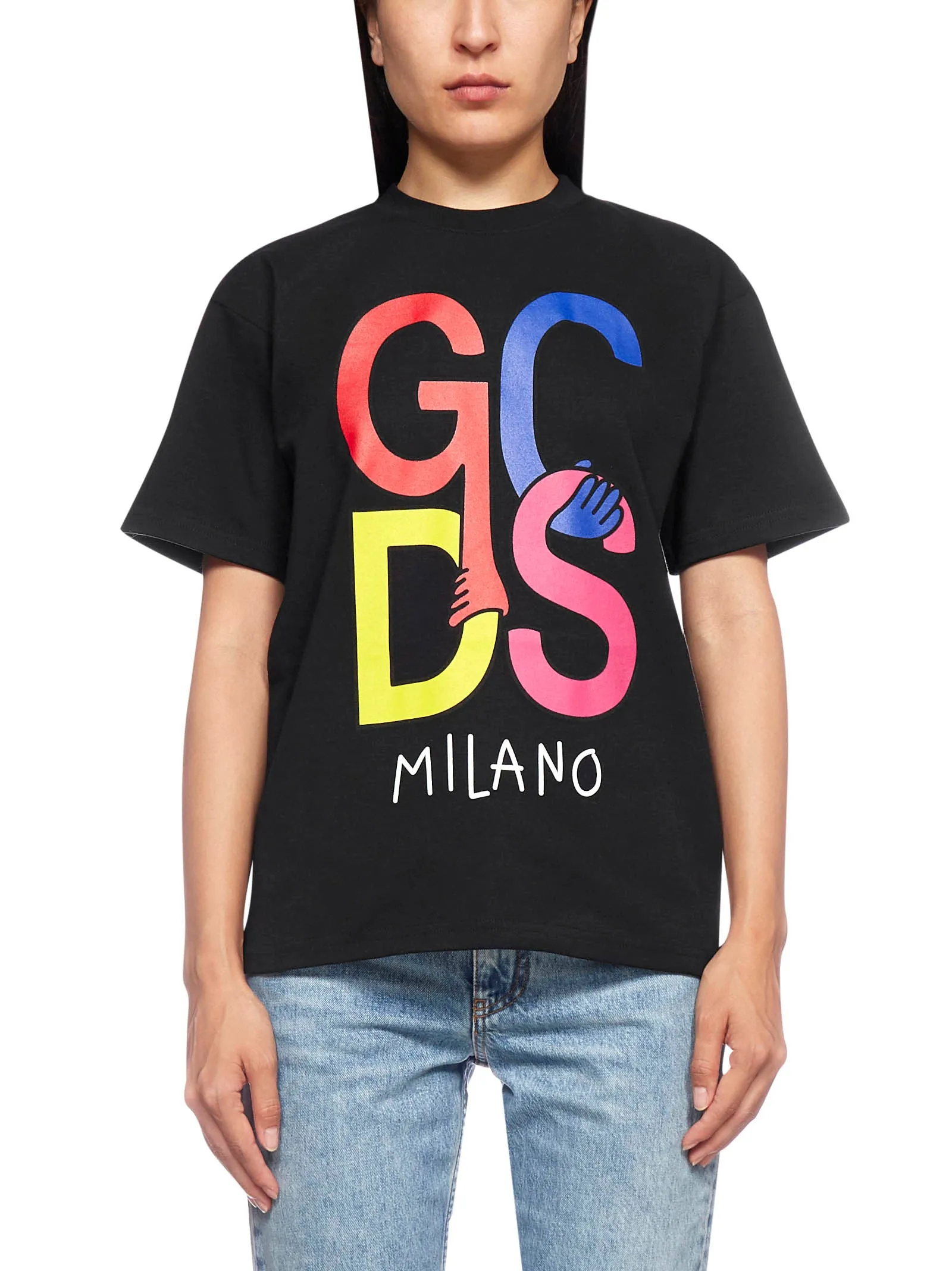 GCDS Logo Printed T-Shirt