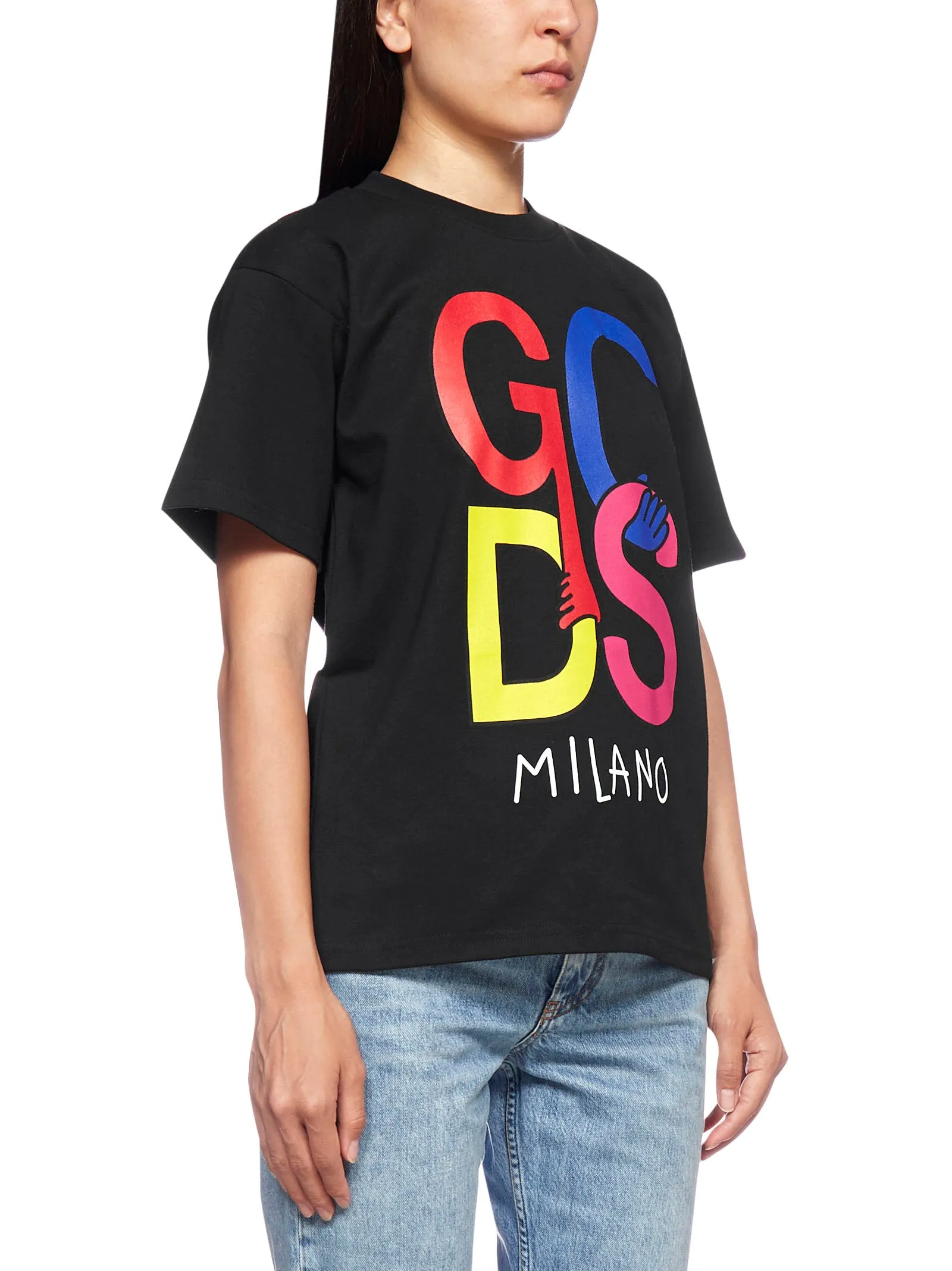 GCDS Logo Printed T-Shirt