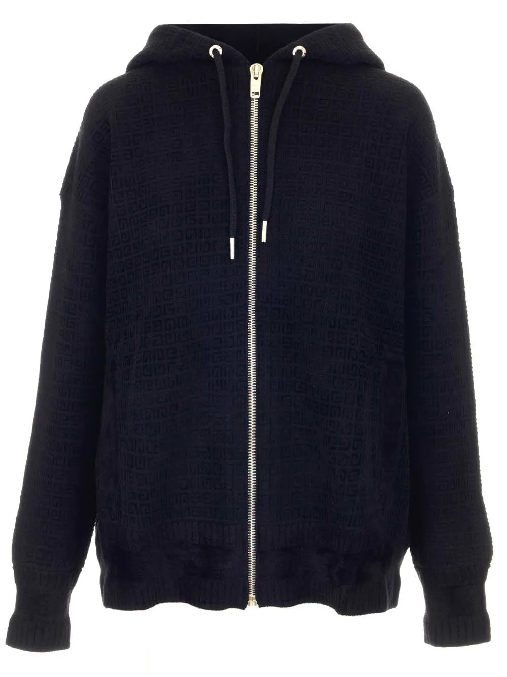 Givenchy 4G Motif Zip-Up Hoodie