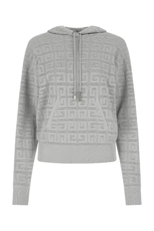 Givenchy 4G-Patterned Drawstring Hoodie