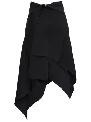 Givenchy Asymmetrical Midi Skirt