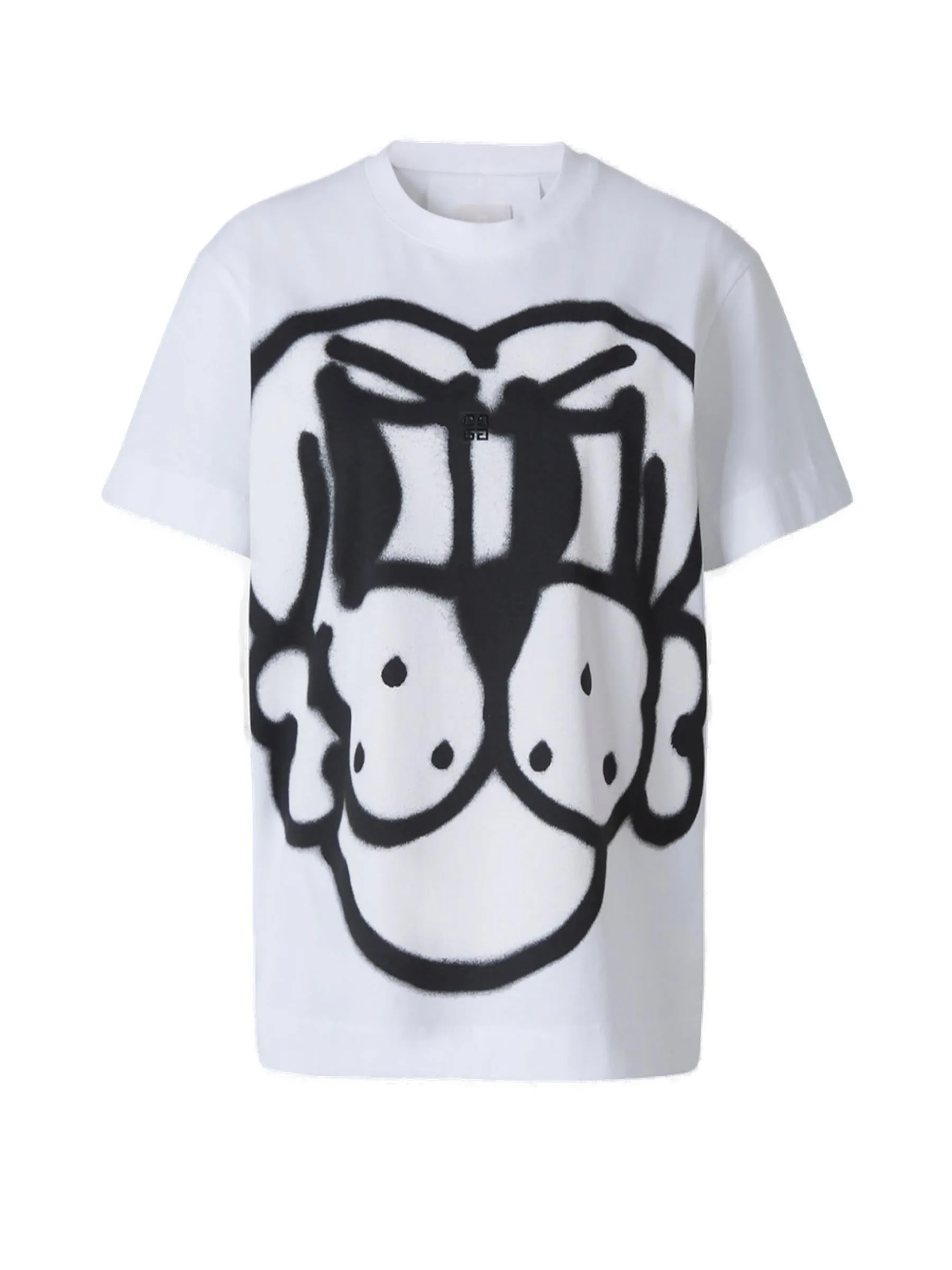 Givenchy Dog Printed Crewneck T-Shirt