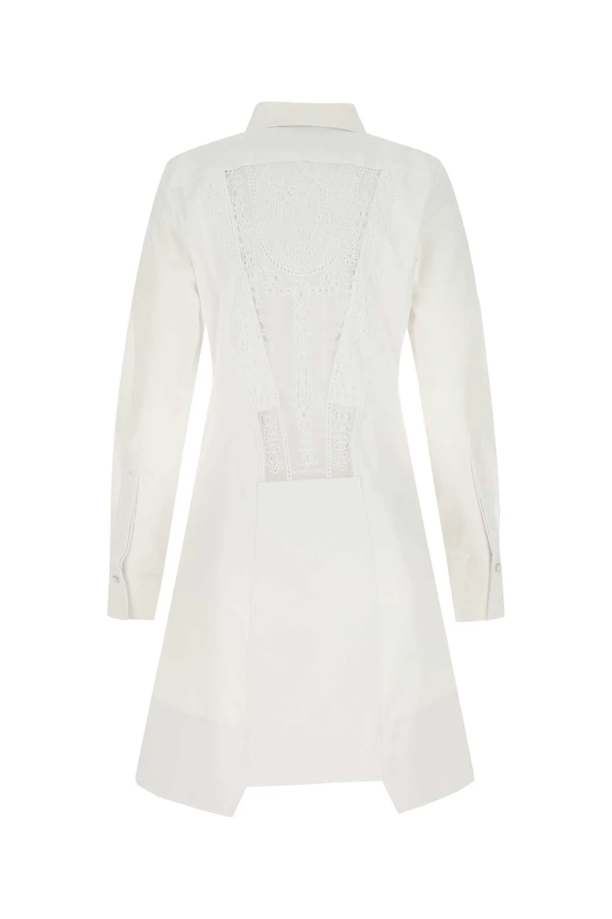 Givenchy Embroidered Long-Sleeved Shirt Dress