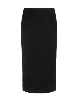 Givenchy Logo Motif Midi Skirt