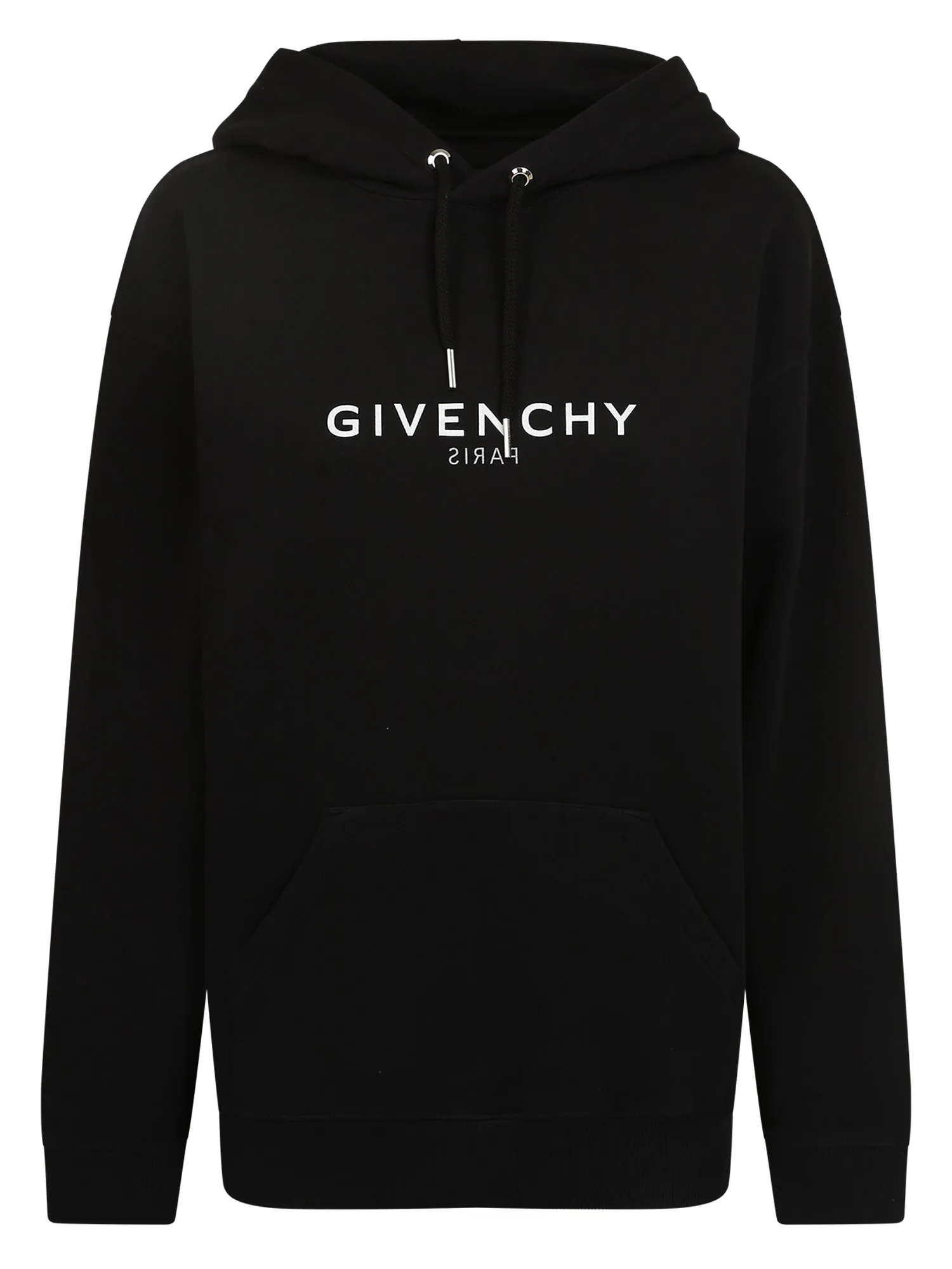 Givenchy Logo Print Drawstring Hoodie