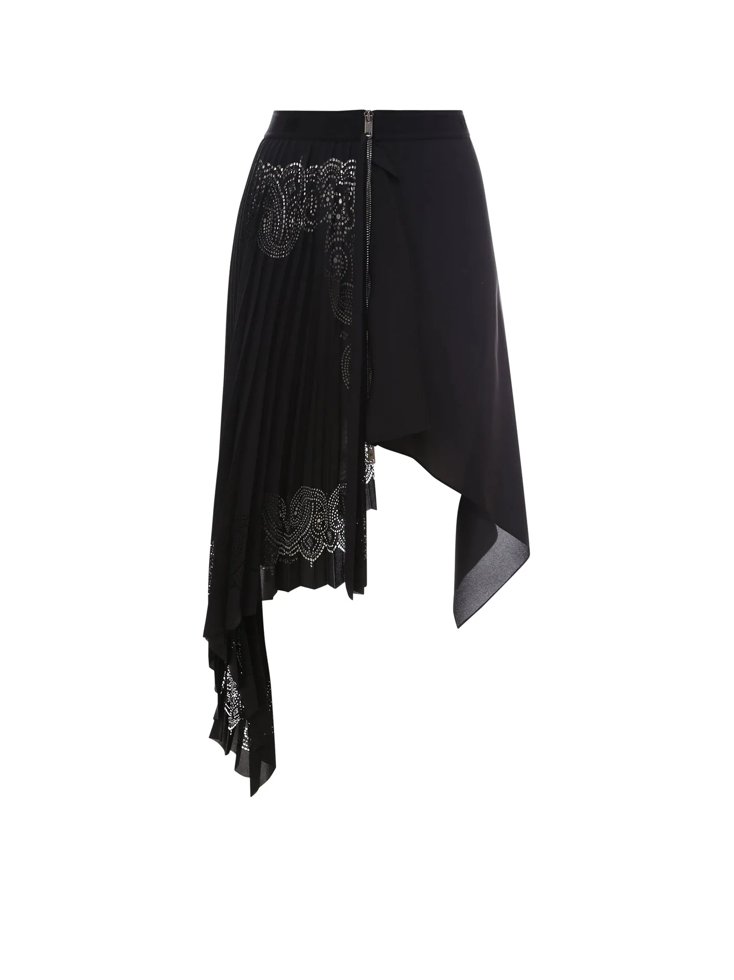Givenchy Pleated Asymmetrical Skirt