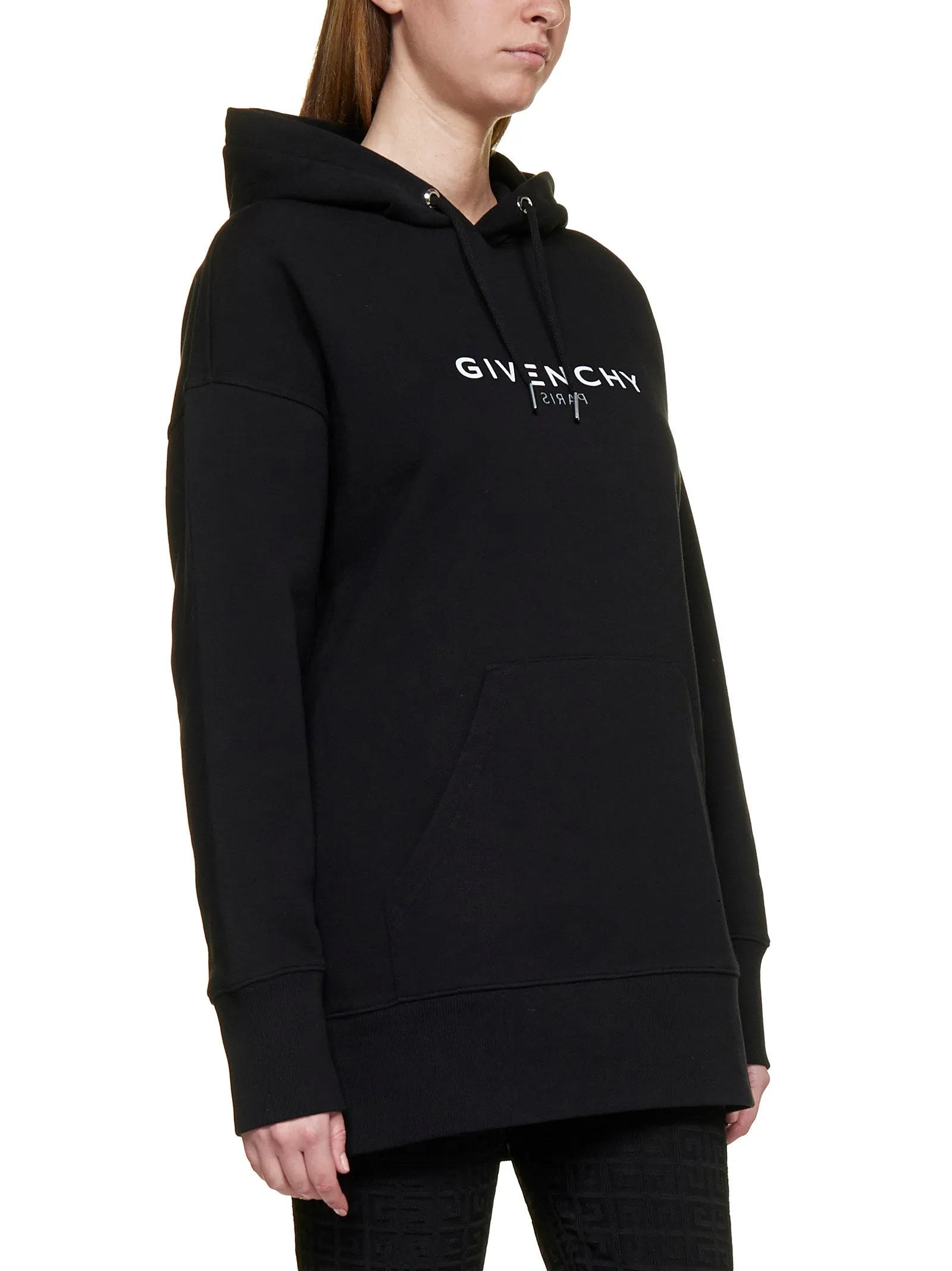 Givenchy Reverse-Effect Oversized Hoodie