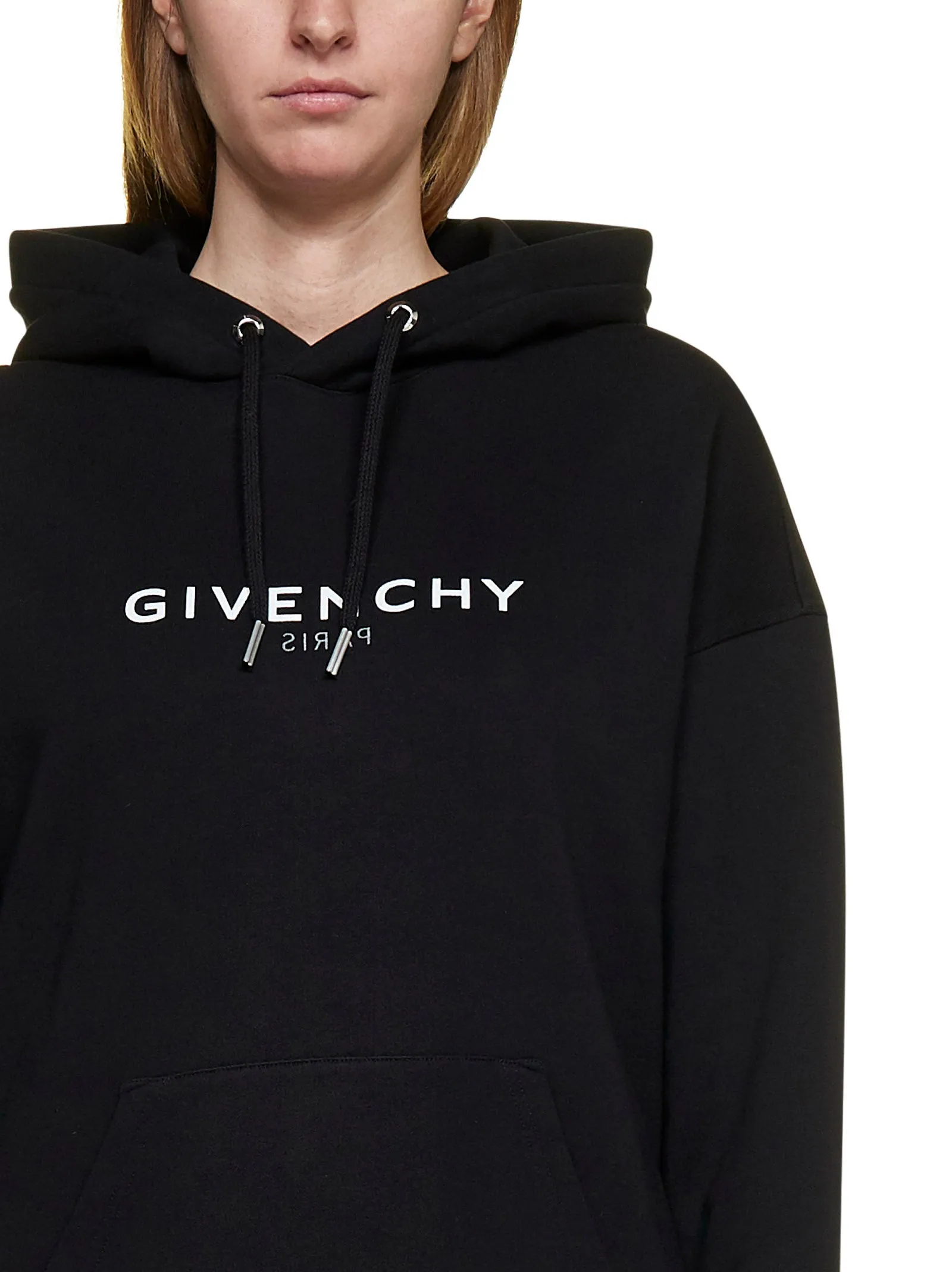 Givenchy Reverse-Effect Oversized Hoodie