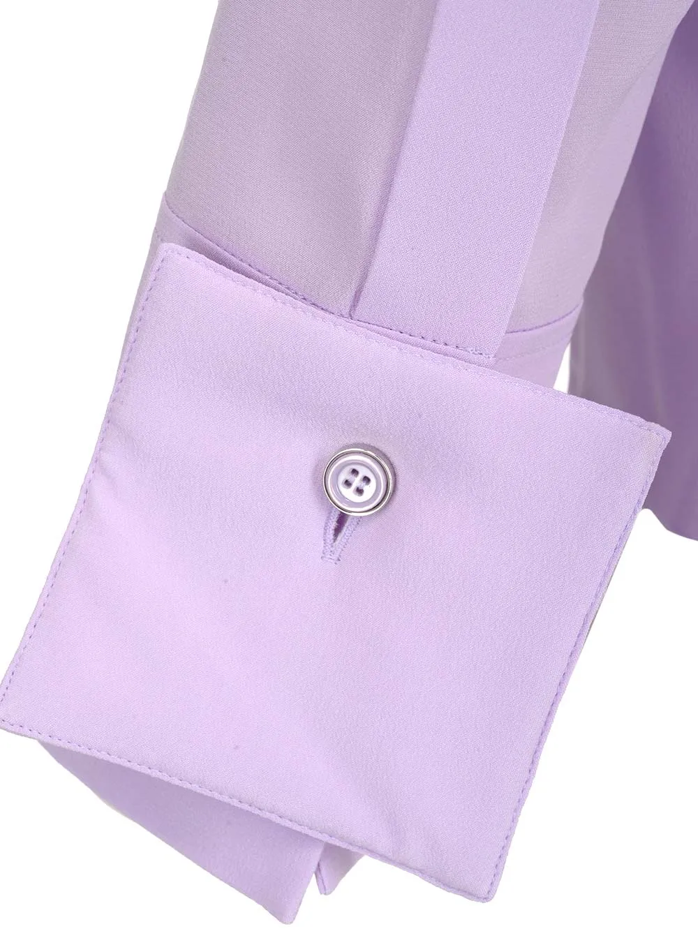 Givenchy Scarf Collar Long-Sleeved Shirt