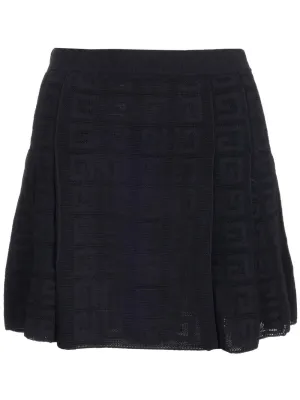 Givenchy4G Pleated Mini Skirt