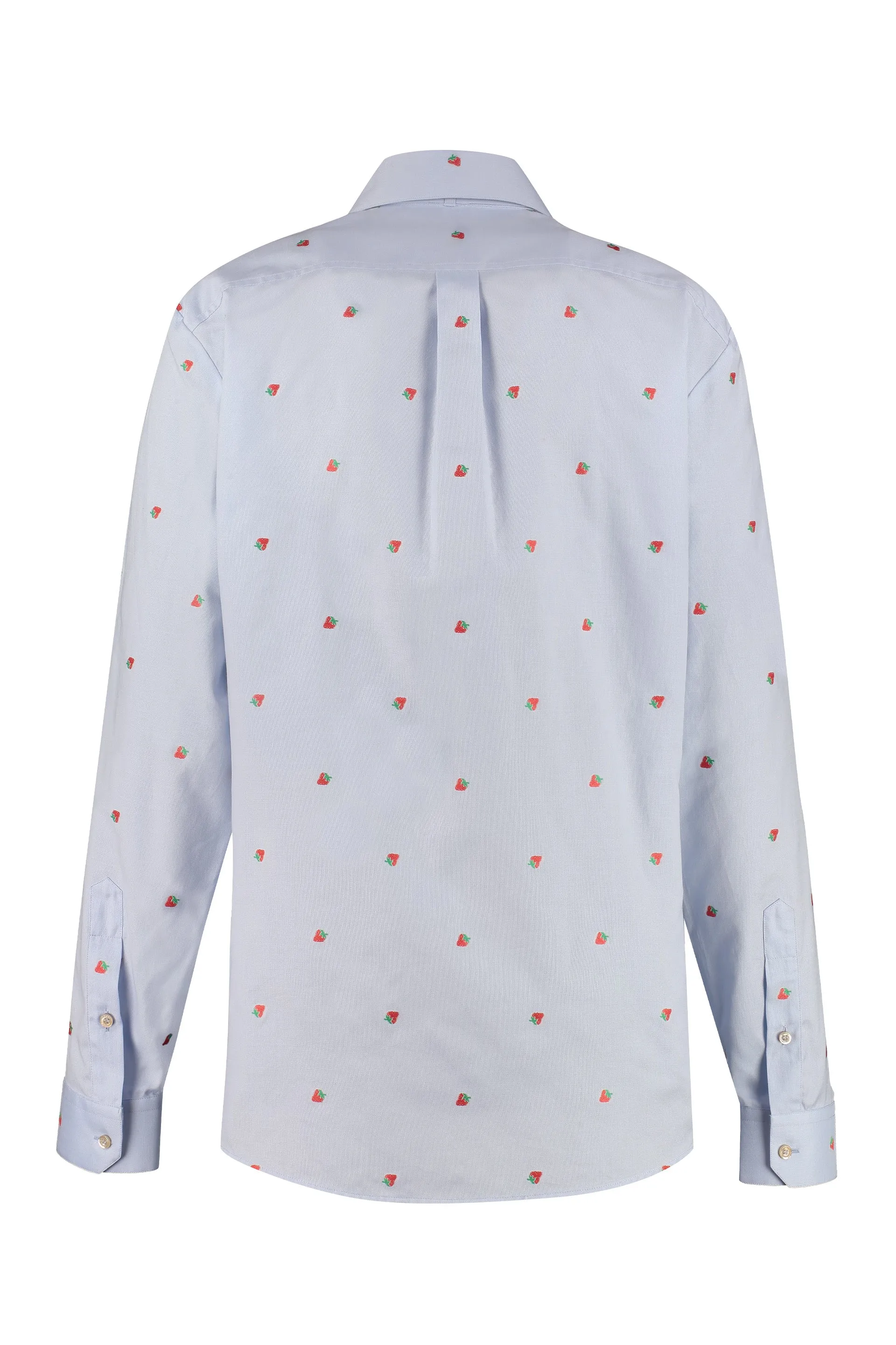 Gucci Allover Strawberries Print Buttoned Shirt