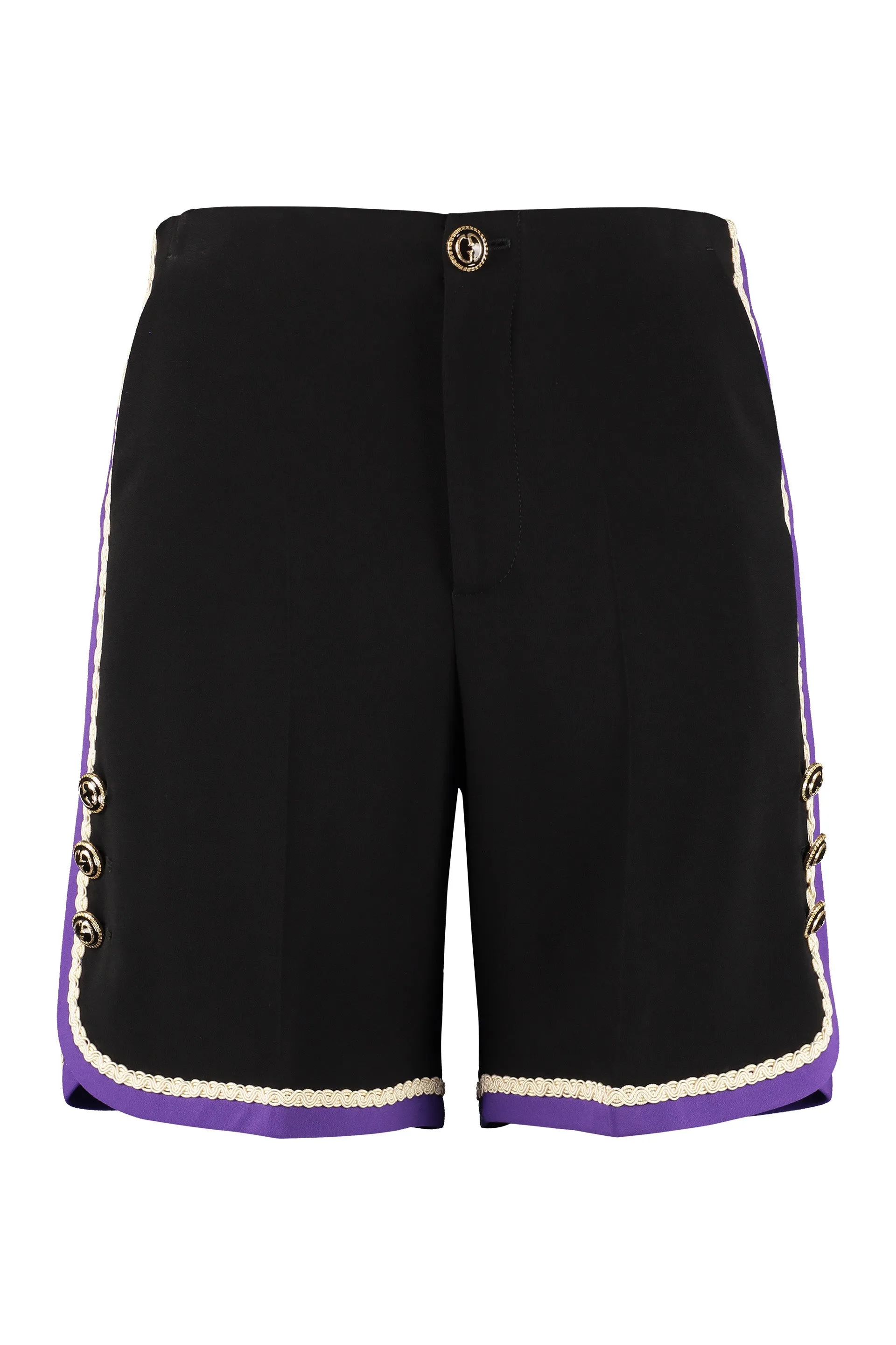 Gucci Contrasting Side-Stripe Shorts