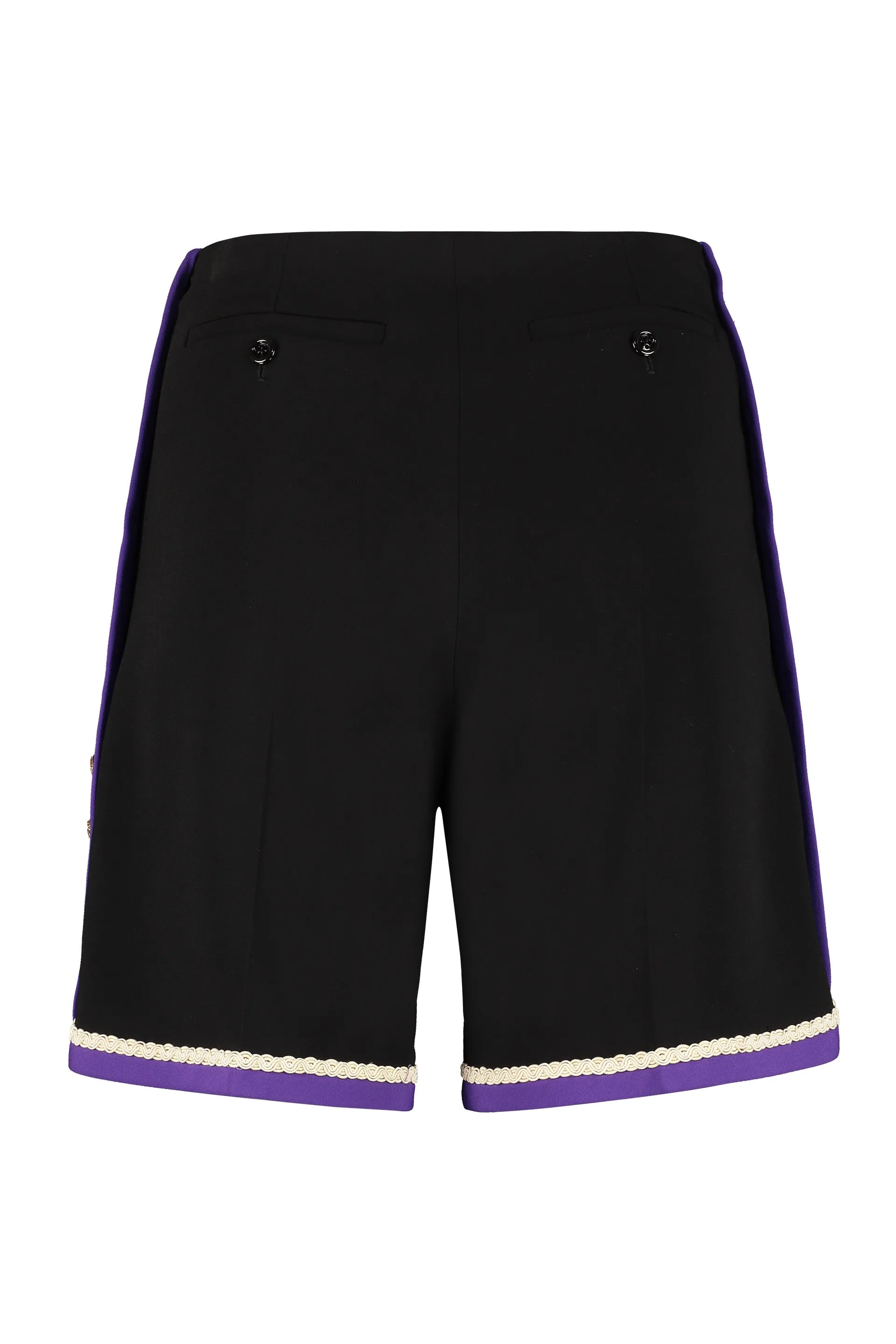 Gucci Contrasting Side-Stripe Shorts