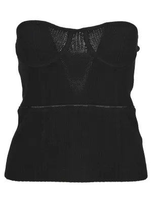 Helmut Lang Bustier Strapless Top