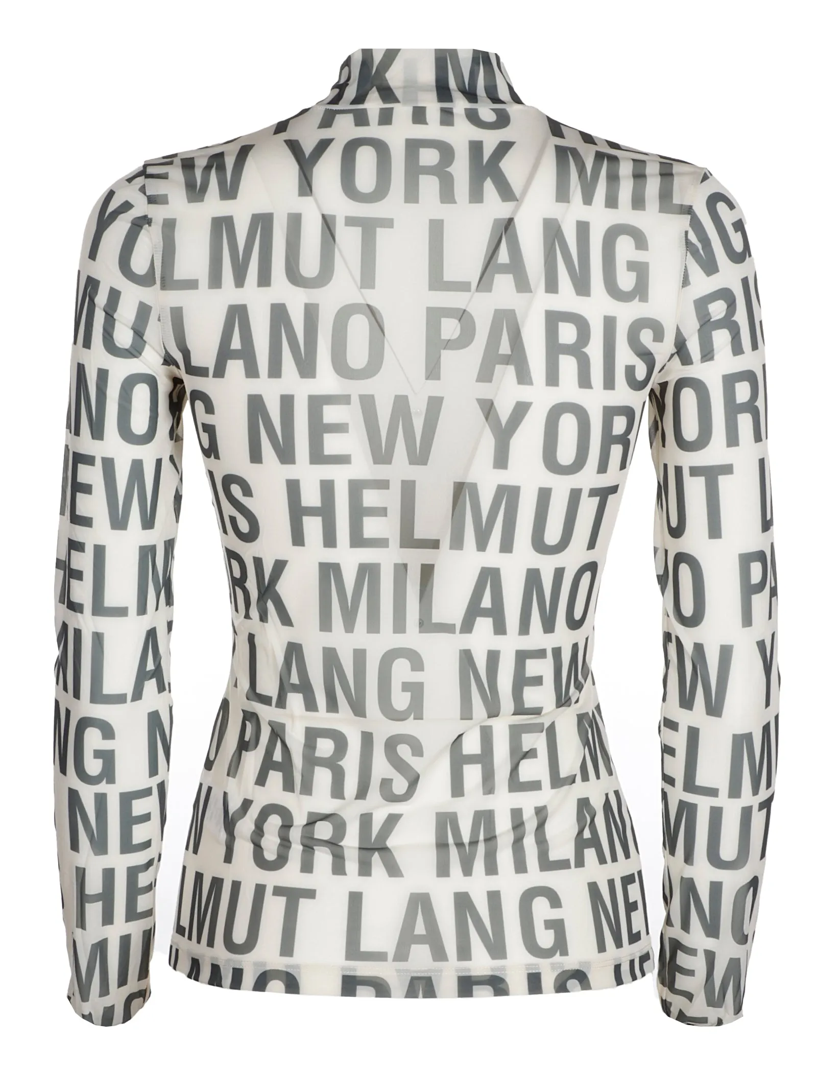Helmut Lang Jersey Mockneck Top