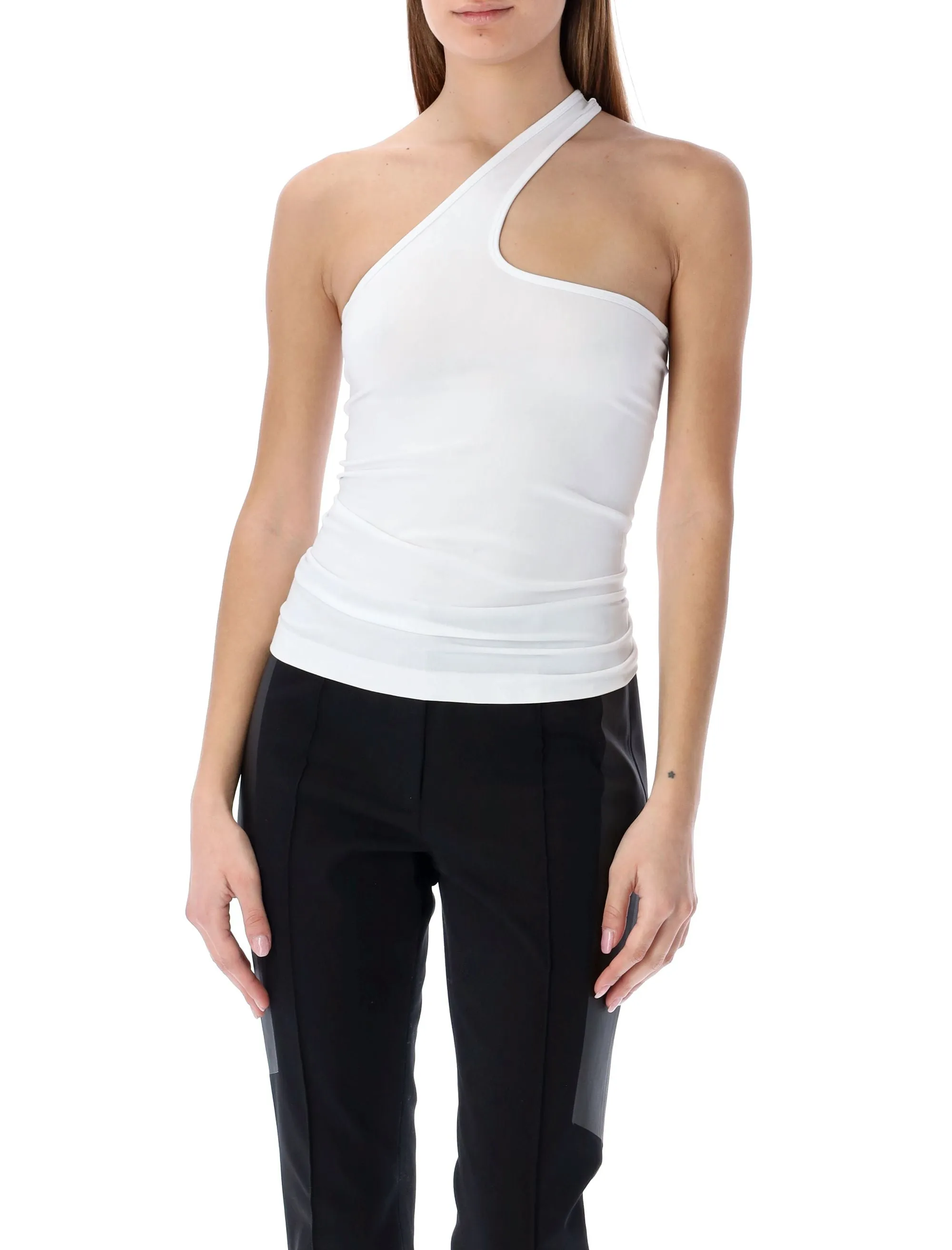 Helmut Lang One Shoulder Tank Top