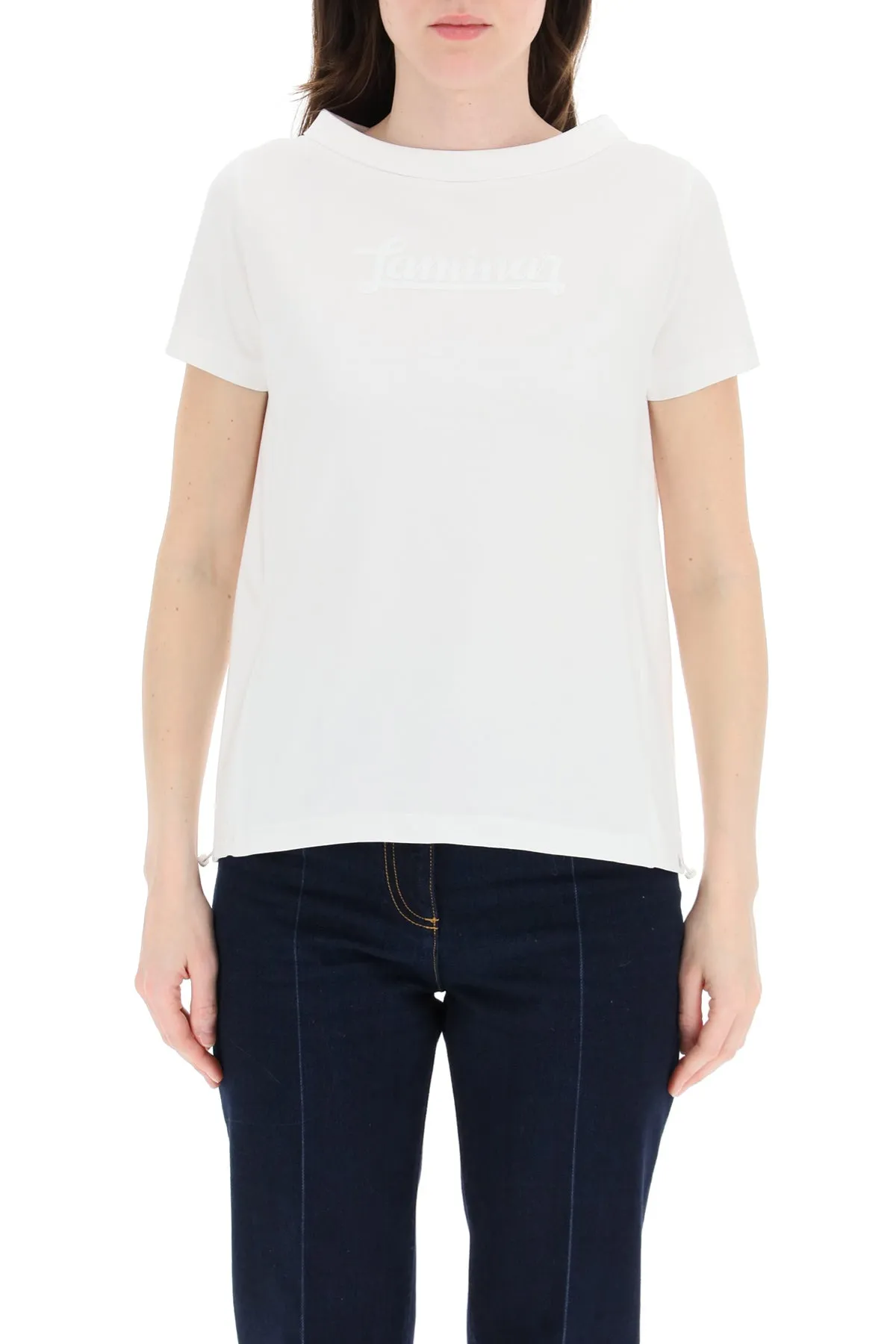 Herno Logo Flocked T-Shirt