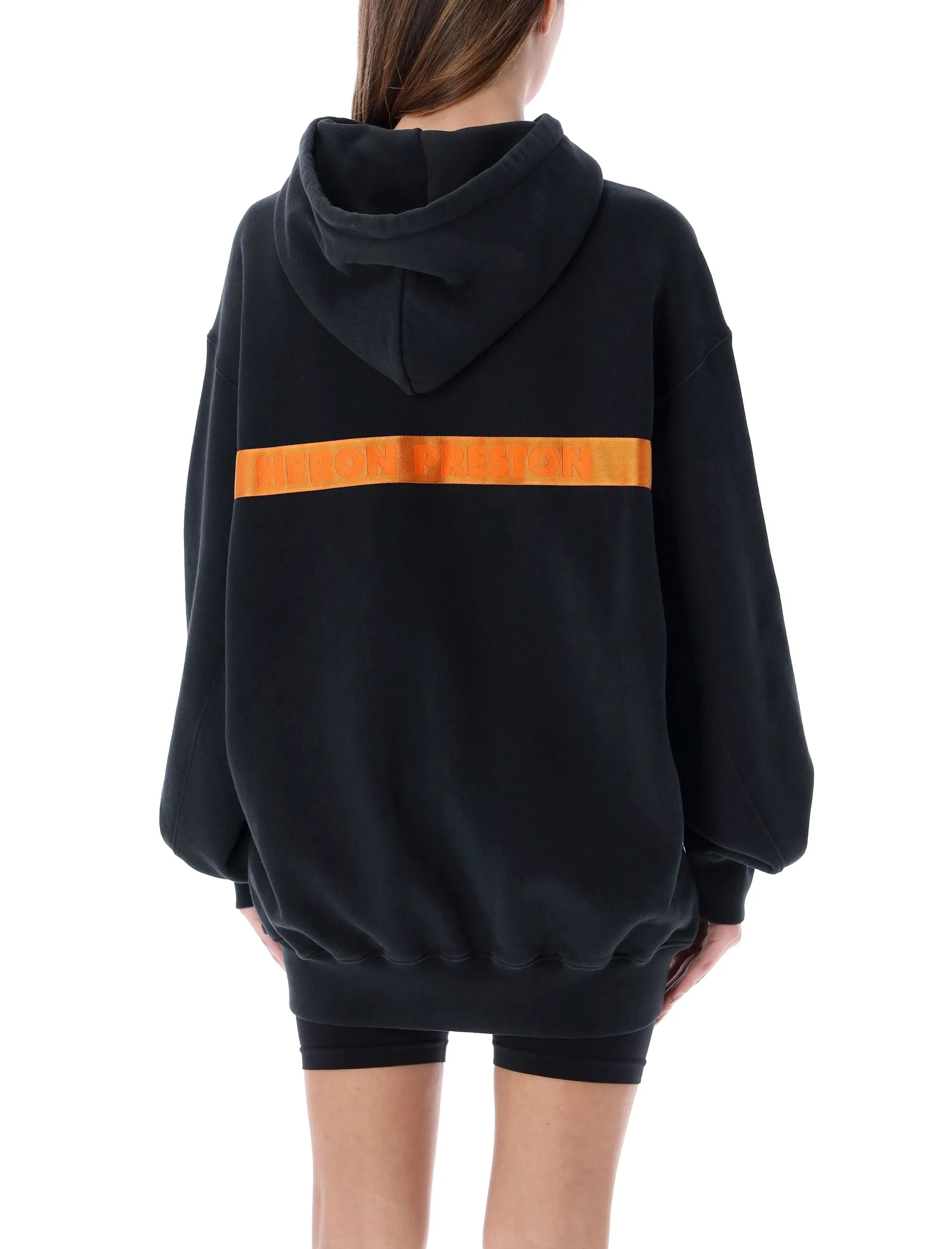 Heron Preston Logo Patch Drawstring Hoodie
