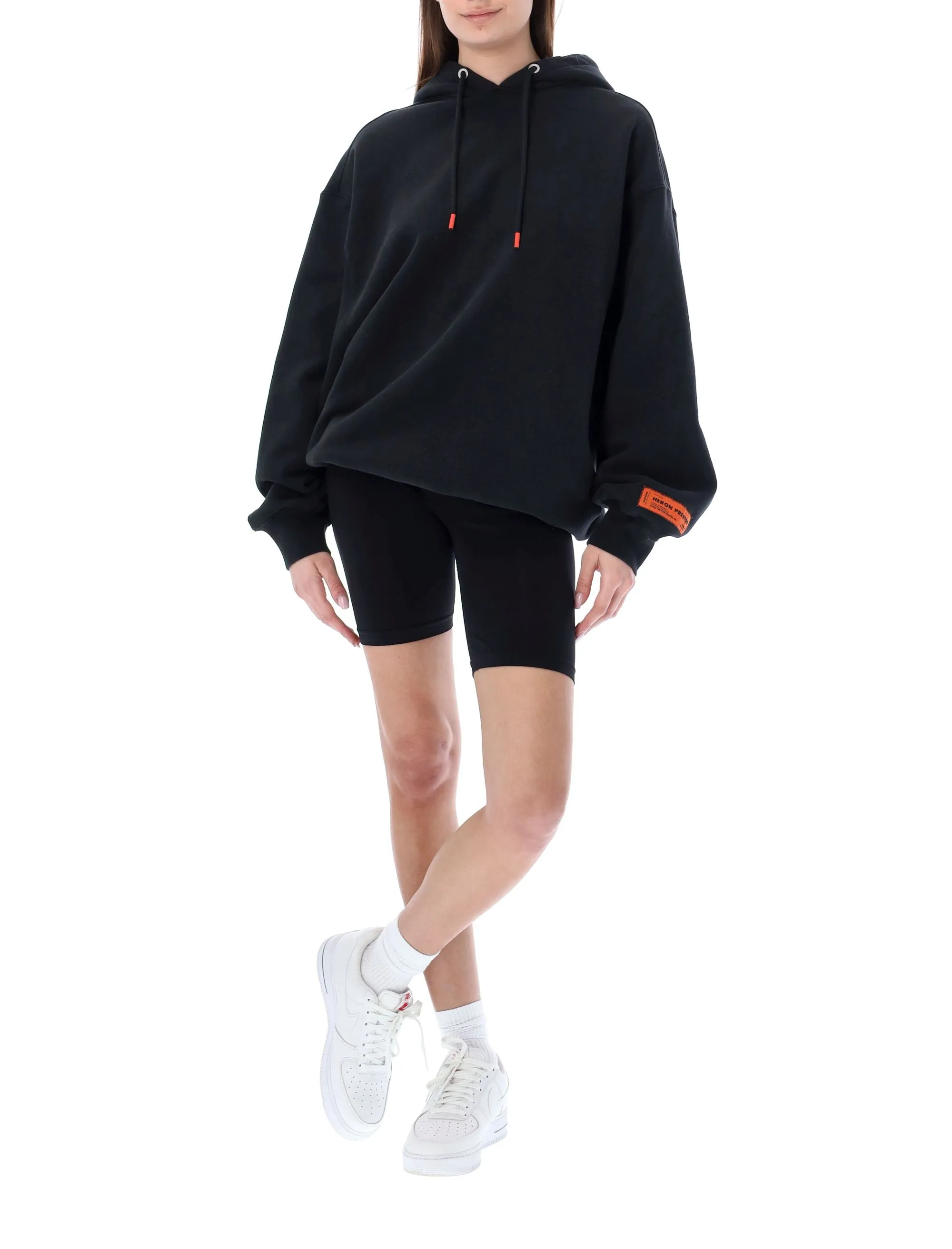 Heron Preston Logo Patch Drawstring Hoodie