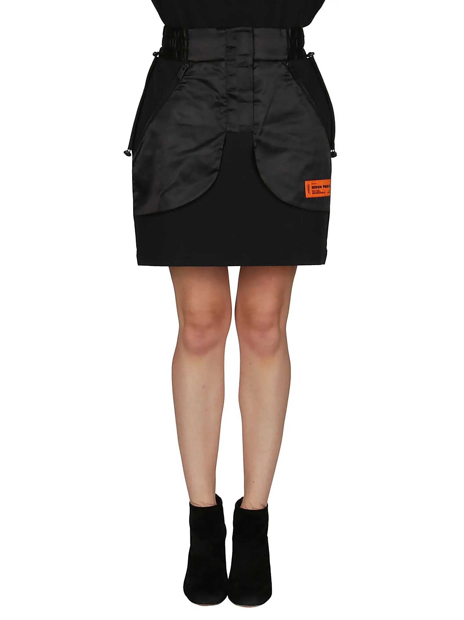 Heron Preston Logo Patch Mini Skirt