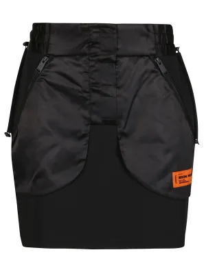 Heron Preston Logo Patch Mini Skirt