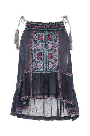 Isabel Marant Embroidered Sleeveless Top