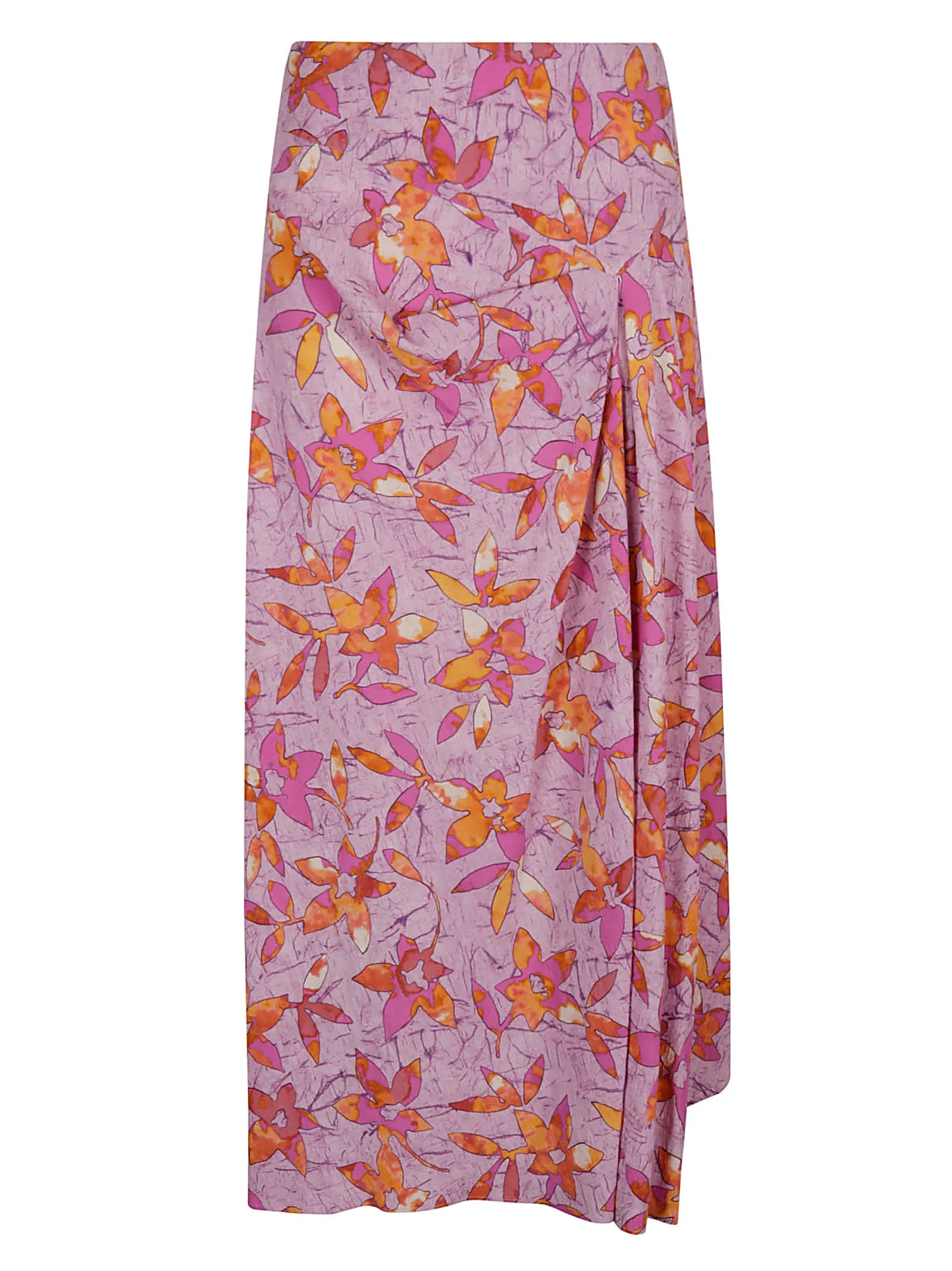 Isabel Marant Floral Print Draped Skirt