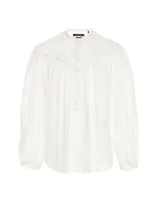 Isabel Marant Kiledia Buttoned Crewneck Shirt