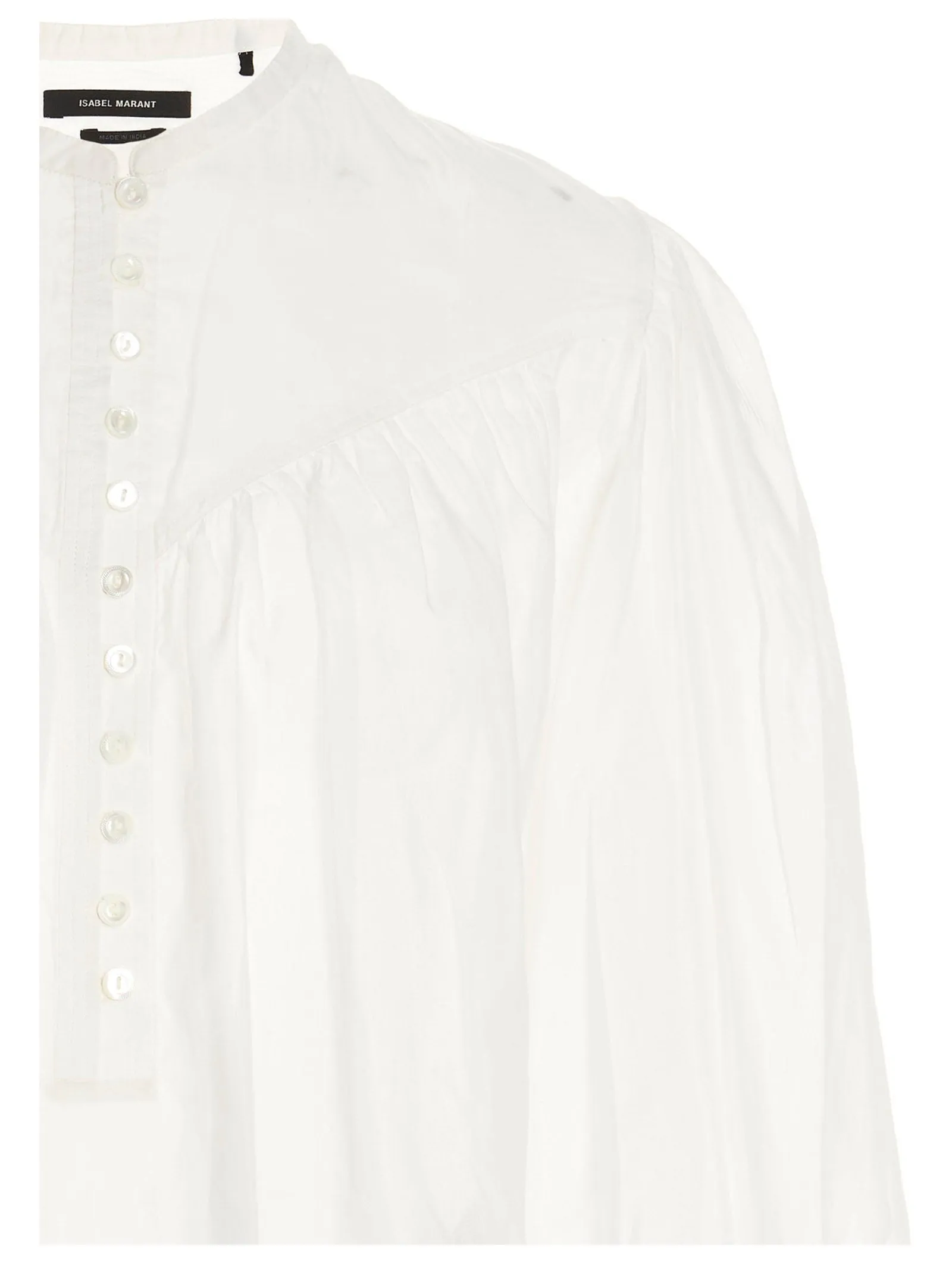 Isabel Marant Kiledia Buttoned Crewneck Shirt