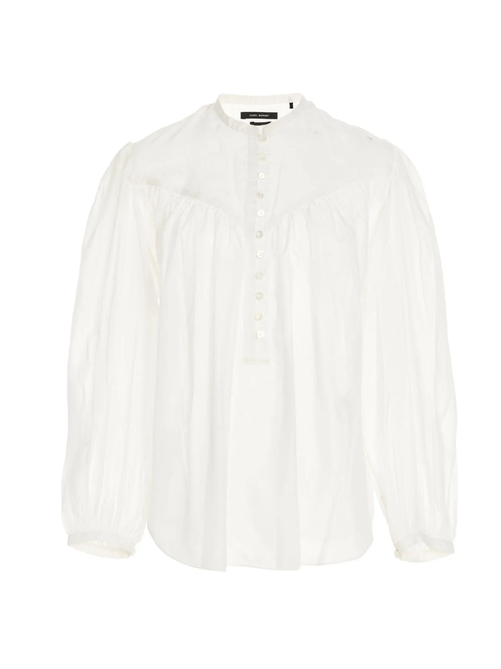Isabel Marant Kiledia Buttoned Crewneck Shirt