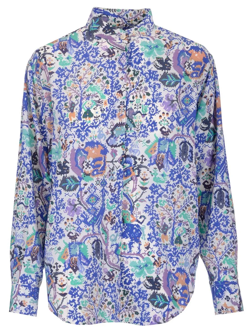 Isabel Marant Milendi Floral Print Shirt