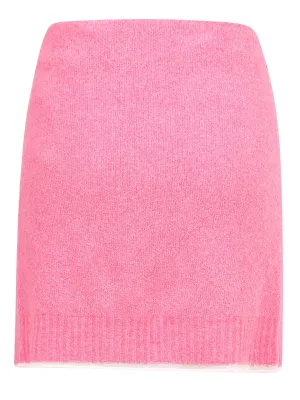 Jacquemus Asymmetrical Hem High Waist Skirt