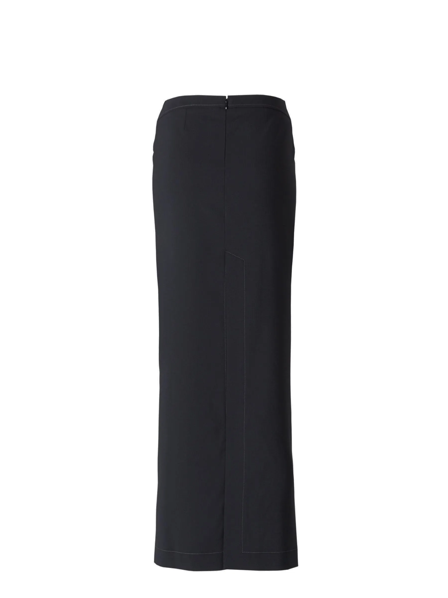 Jacquemus Back-Zipped Pencil Skirt