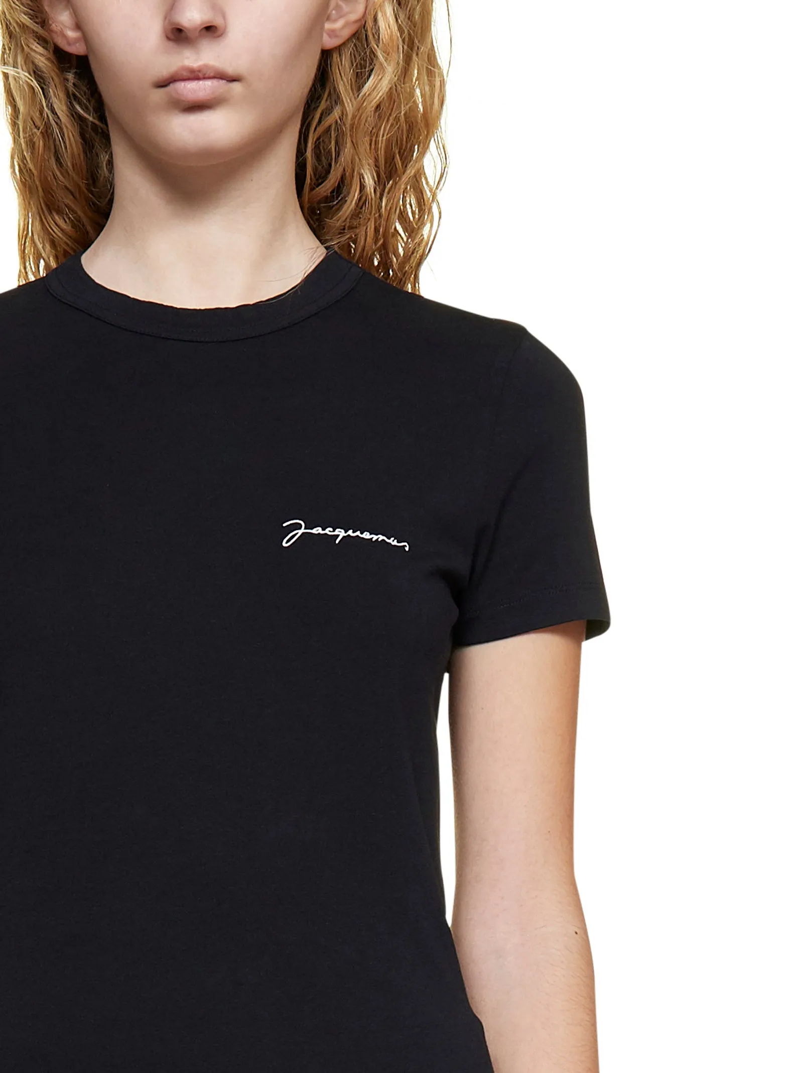 Jacquemus Logo Embroidered Crewneck T-Shirt