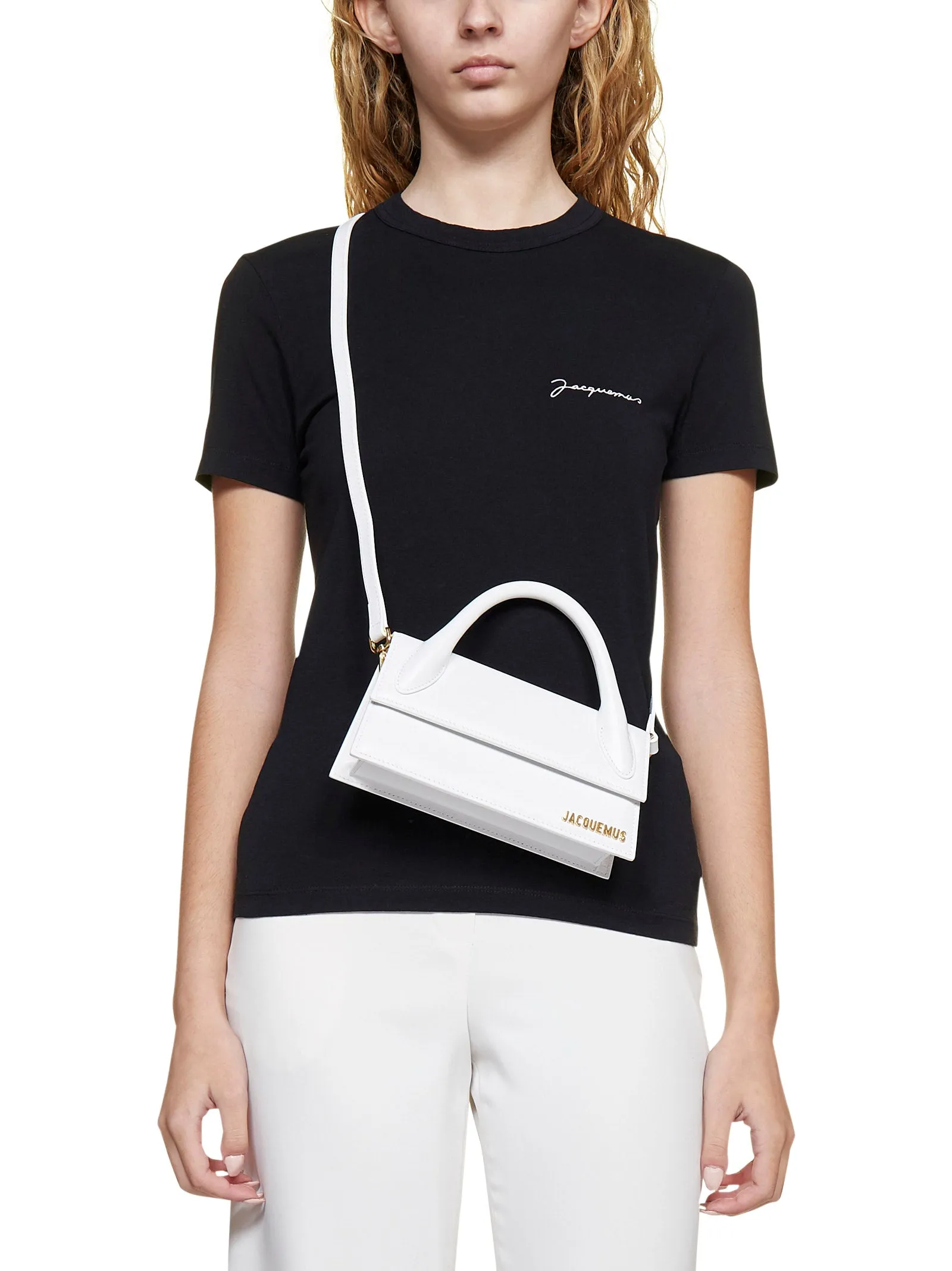 Jacquemus Logo Embroidered Crewneck T-Shirt