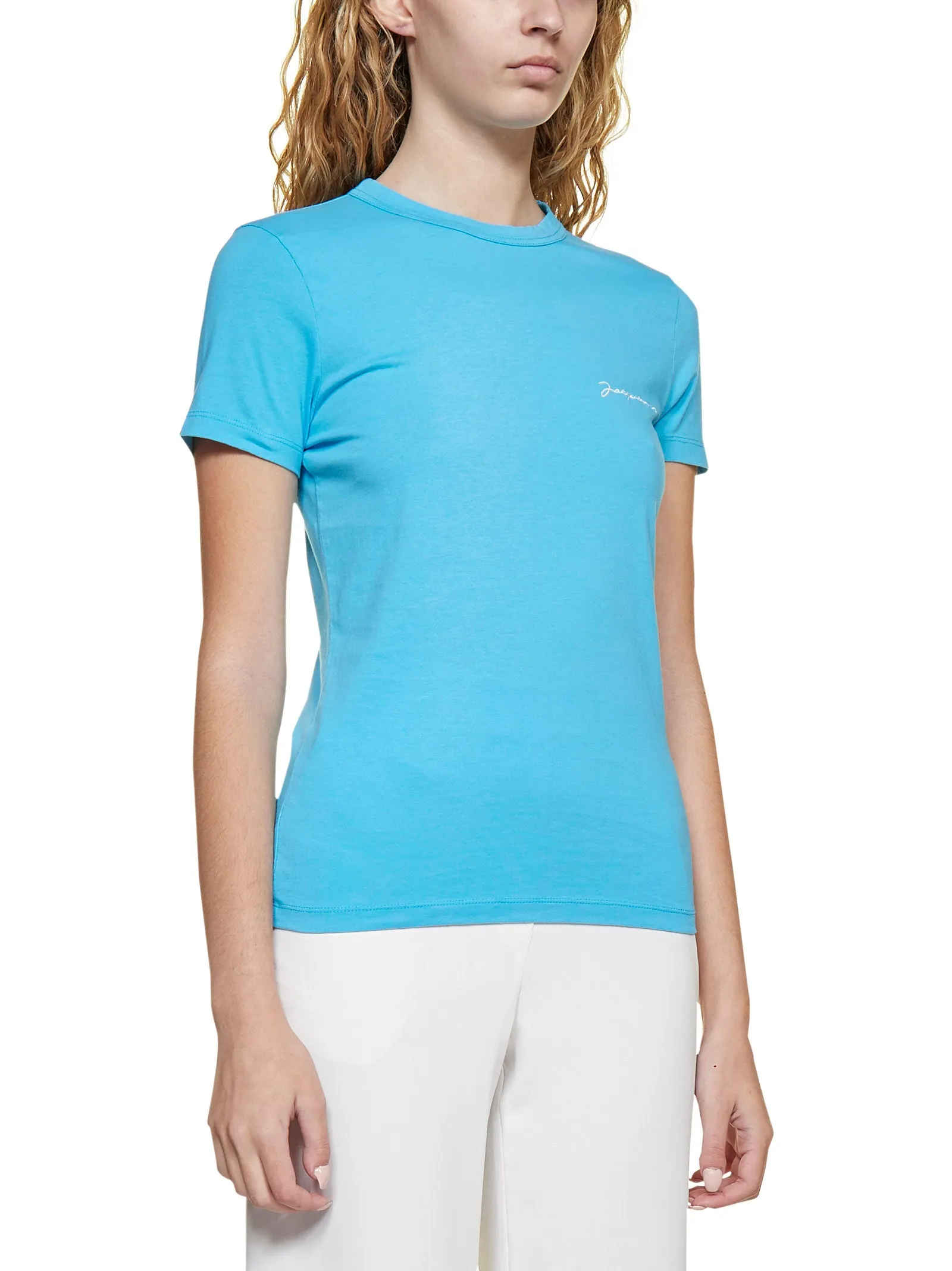 Jacquemus Logo Embroidered Crewneck T-Shirt